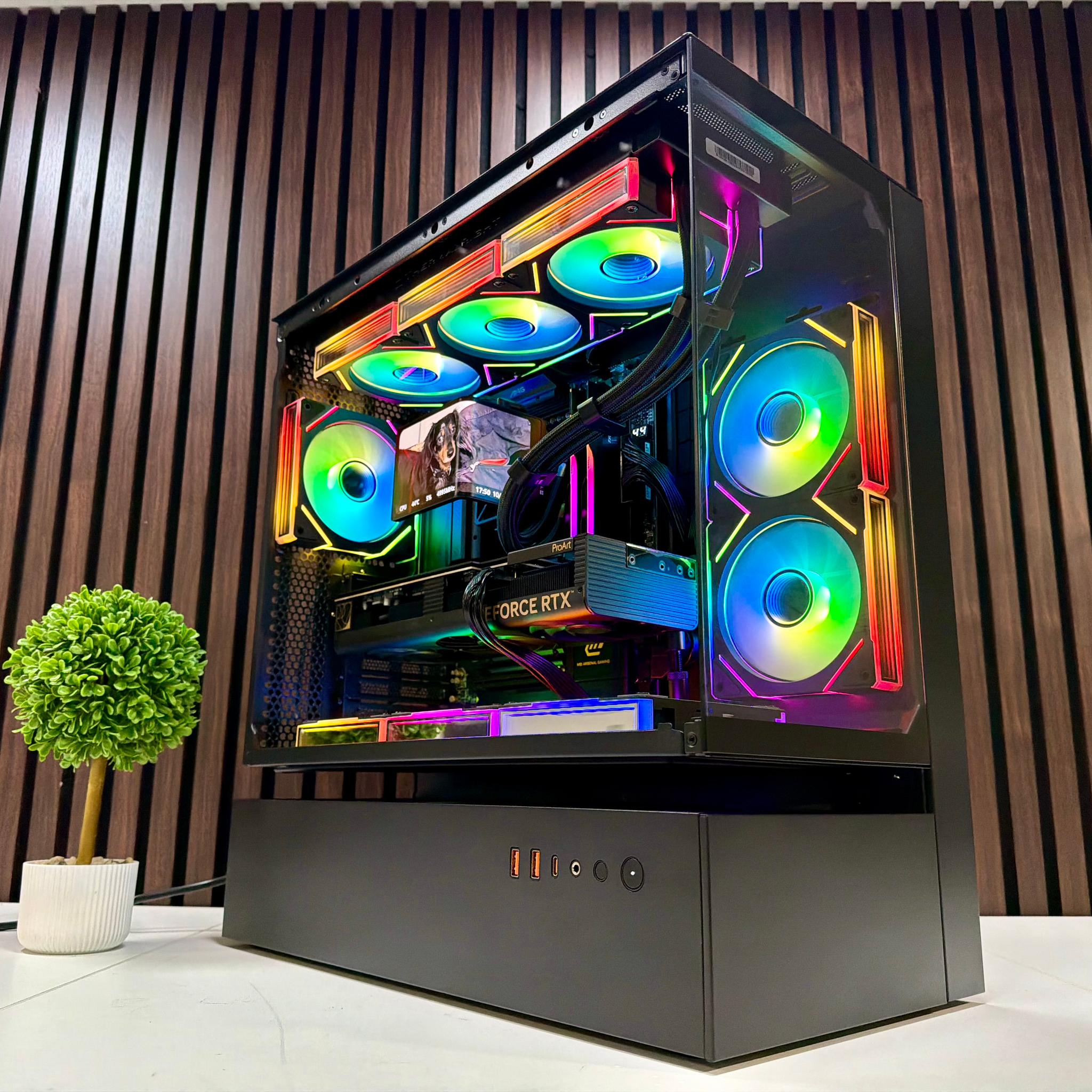RTX 4080 Super | Ryzen 9850X3D | 64GB DDR5 | 2TB M.2 | 1200 Watt Gold PSU | LCD AIO
