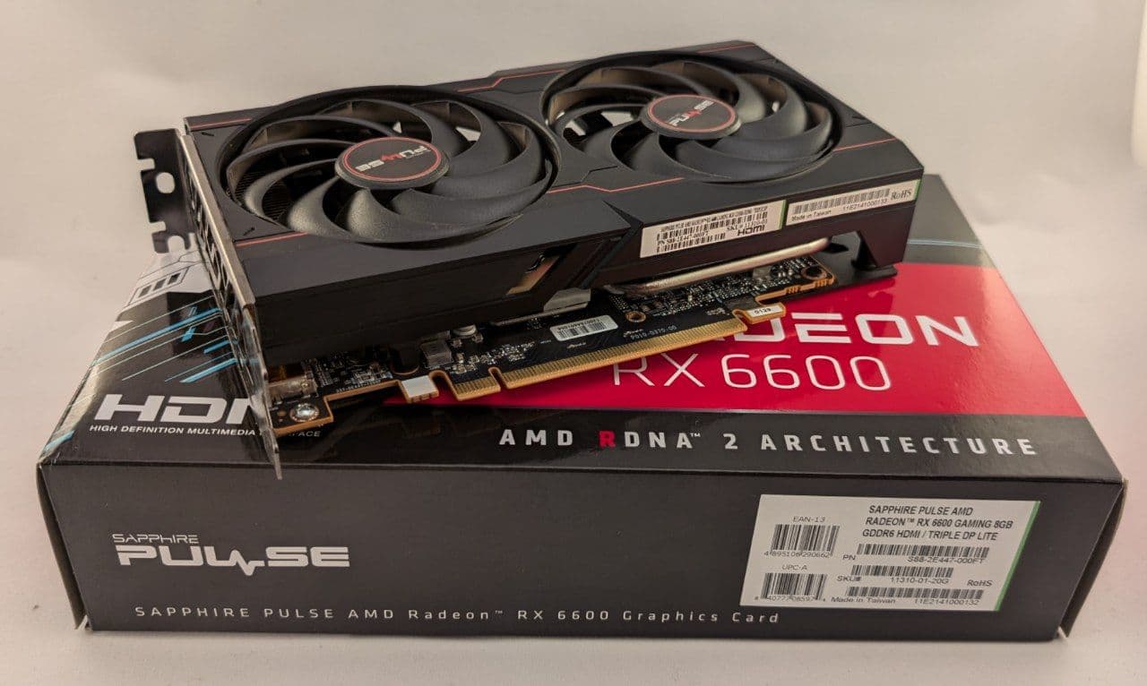 Sapphire Pulse AMD Radeon 6600 8GB