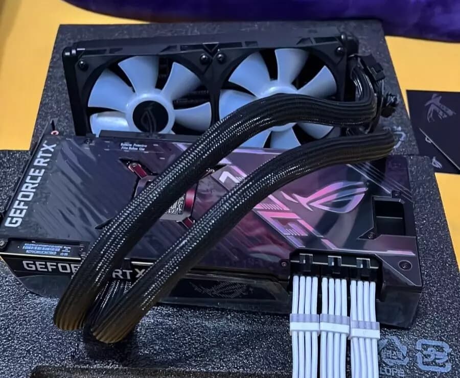 RTX 3080 Ti ASUS ROG Strix Liquid Cooled GeForce RTX 3080 Ti OC Edition 12GB Gaming Graphics Card