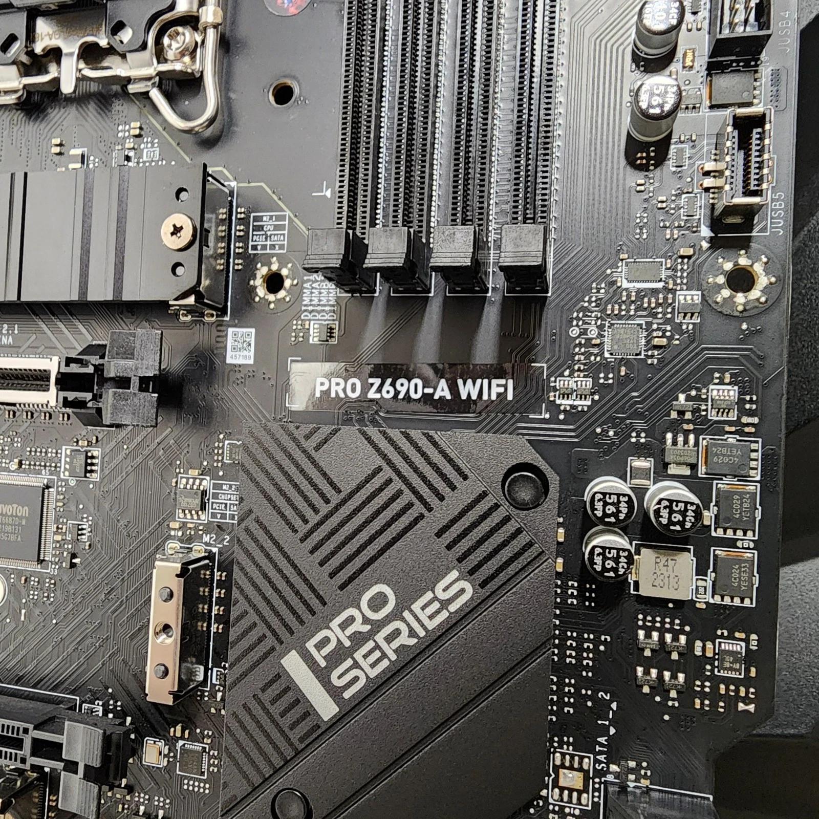 UPDATED BIOS MSI PRO Z690-A WiFi DDR5 LGA 1700 ATX Motherboard