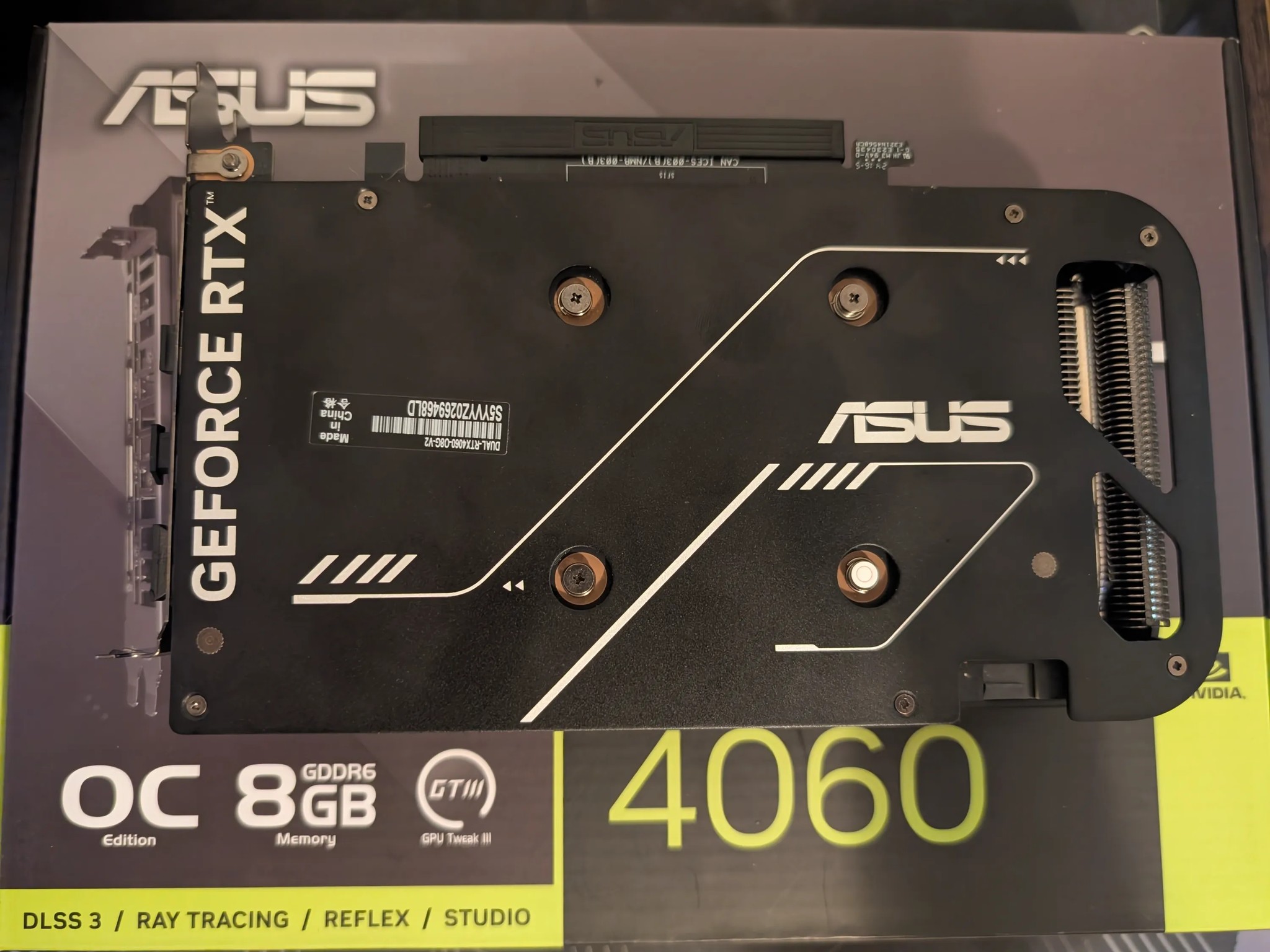 ASUS Dual GeForce RTX™ 4060 V2 OC 8GB GDDR6