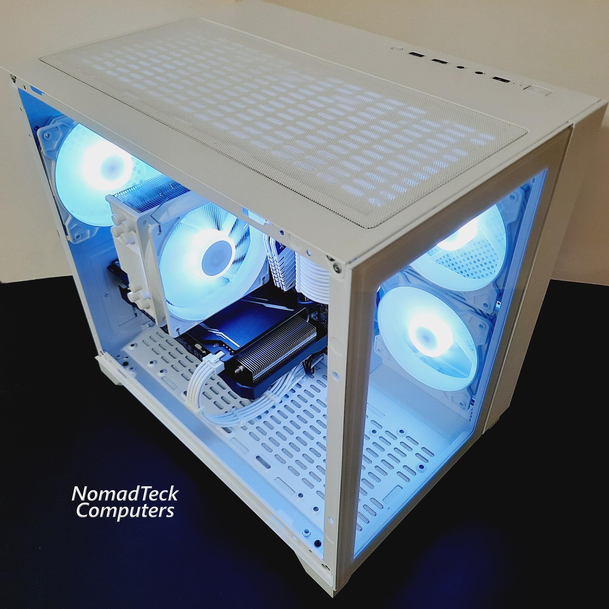 ❄️White Gaming PC w RGB - i3 12gen ● 16GB RAM ● 1TB SSD - RTX 2060 Super 8GB ● Best value for 1080p