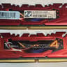G.SKILL Ripjaws 4 16GB (2x8GB) DDR4 2400MHz CL15 Memory Kit | Red | Tested Working
