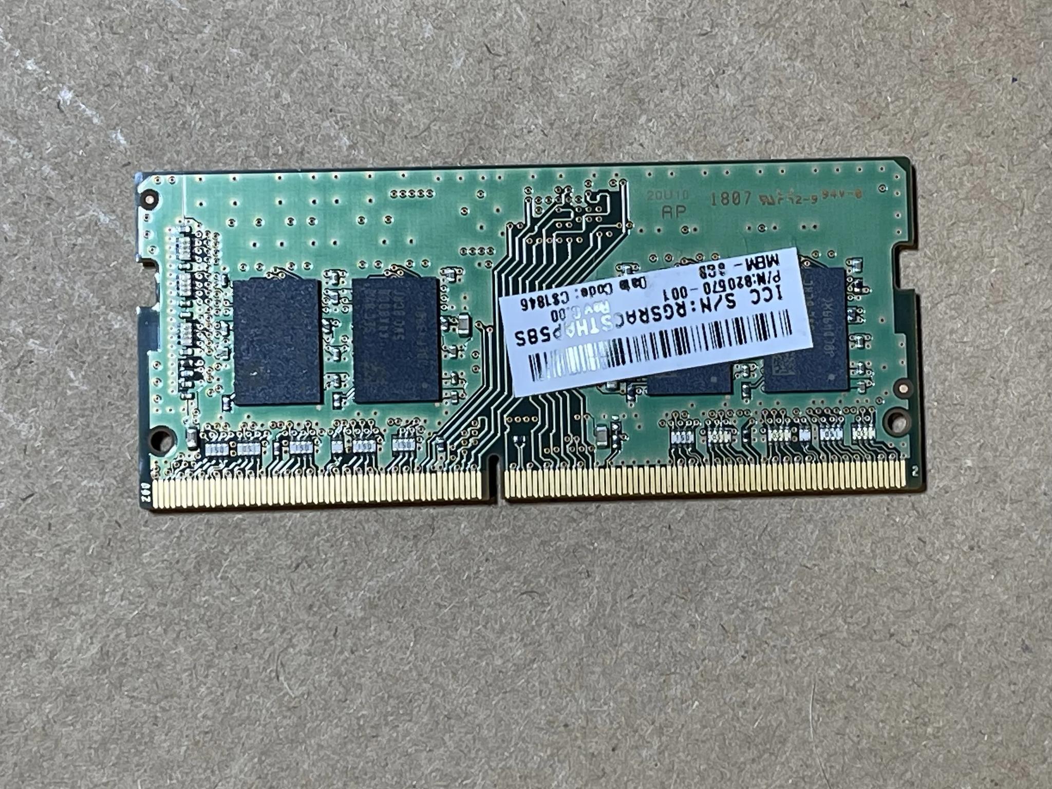 SAMSUNG M471A1K43CB1-CRC 8GB DDR4 2400 SO-DIMM