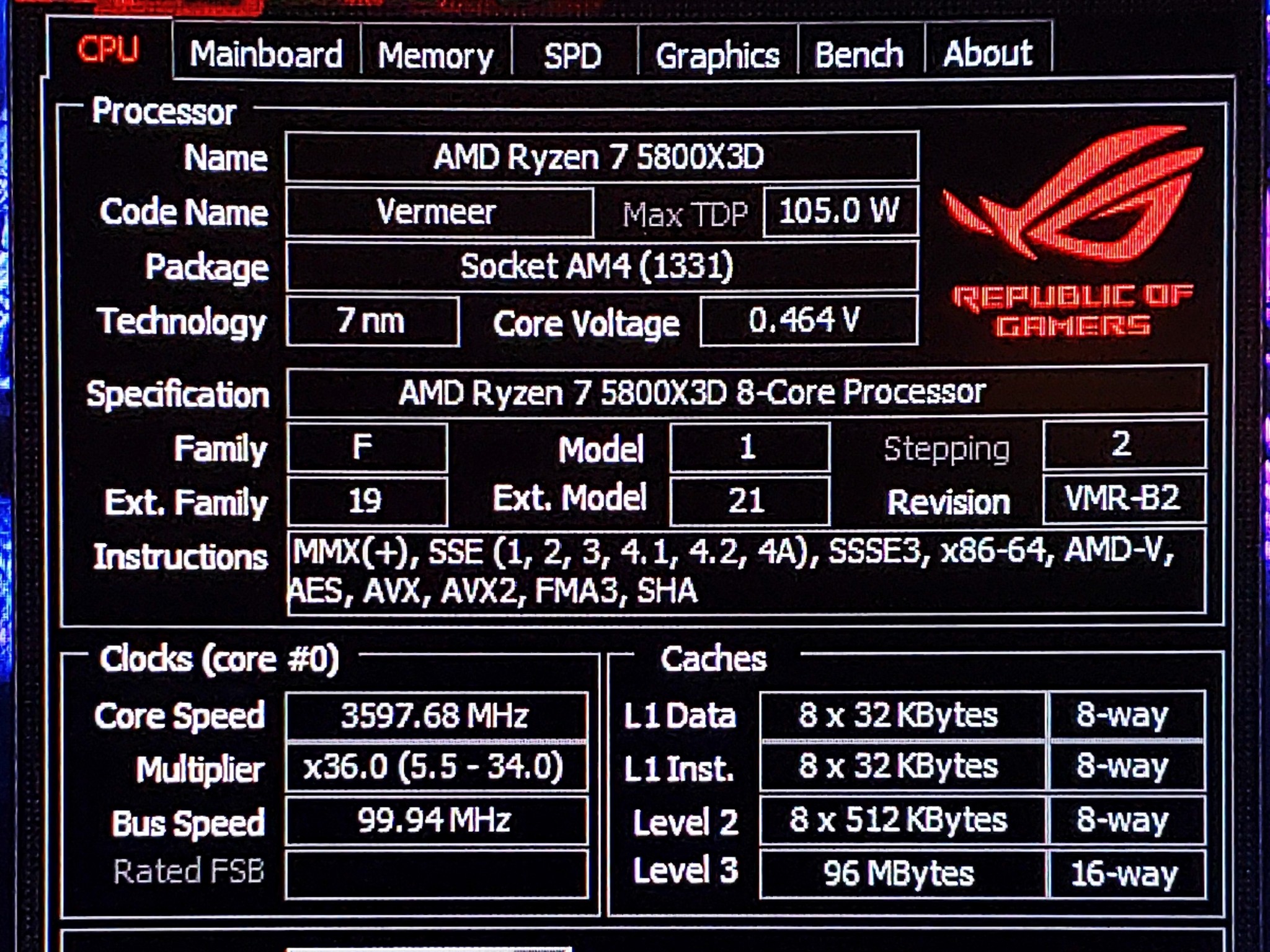 AMD Ryzen 7 5800X3D