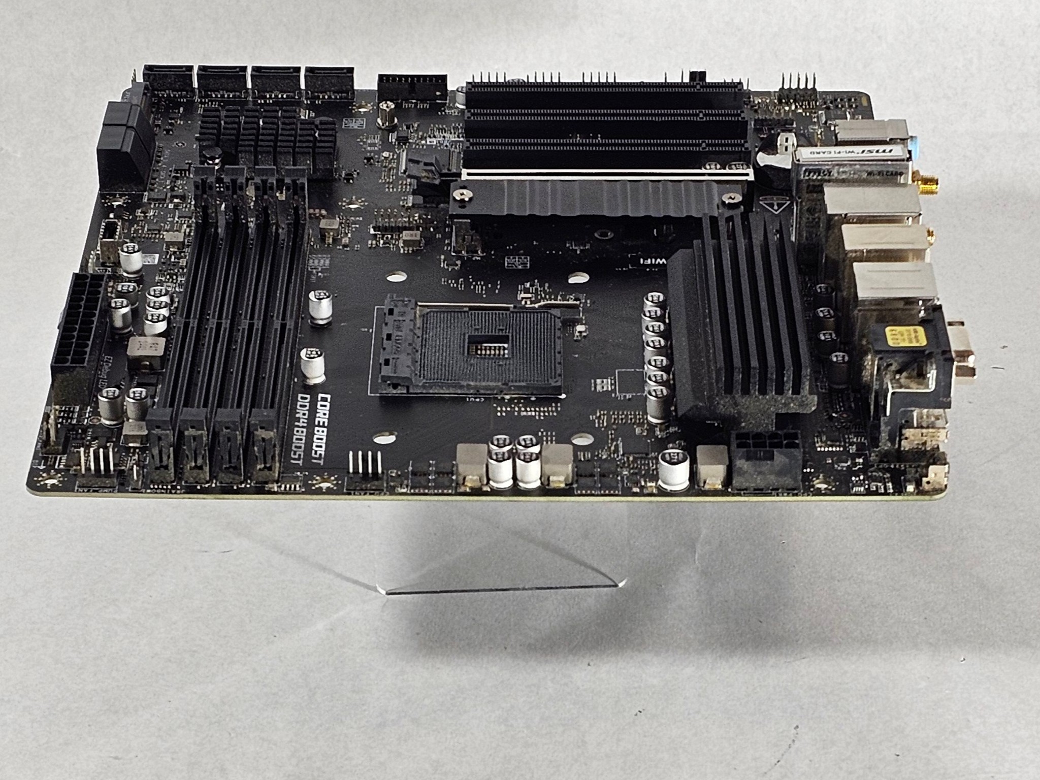 FOR PARTS ONLY: MSI B550M PRO B550M-VC WIFI AMD AM4 DDR4 mATX Motherboard