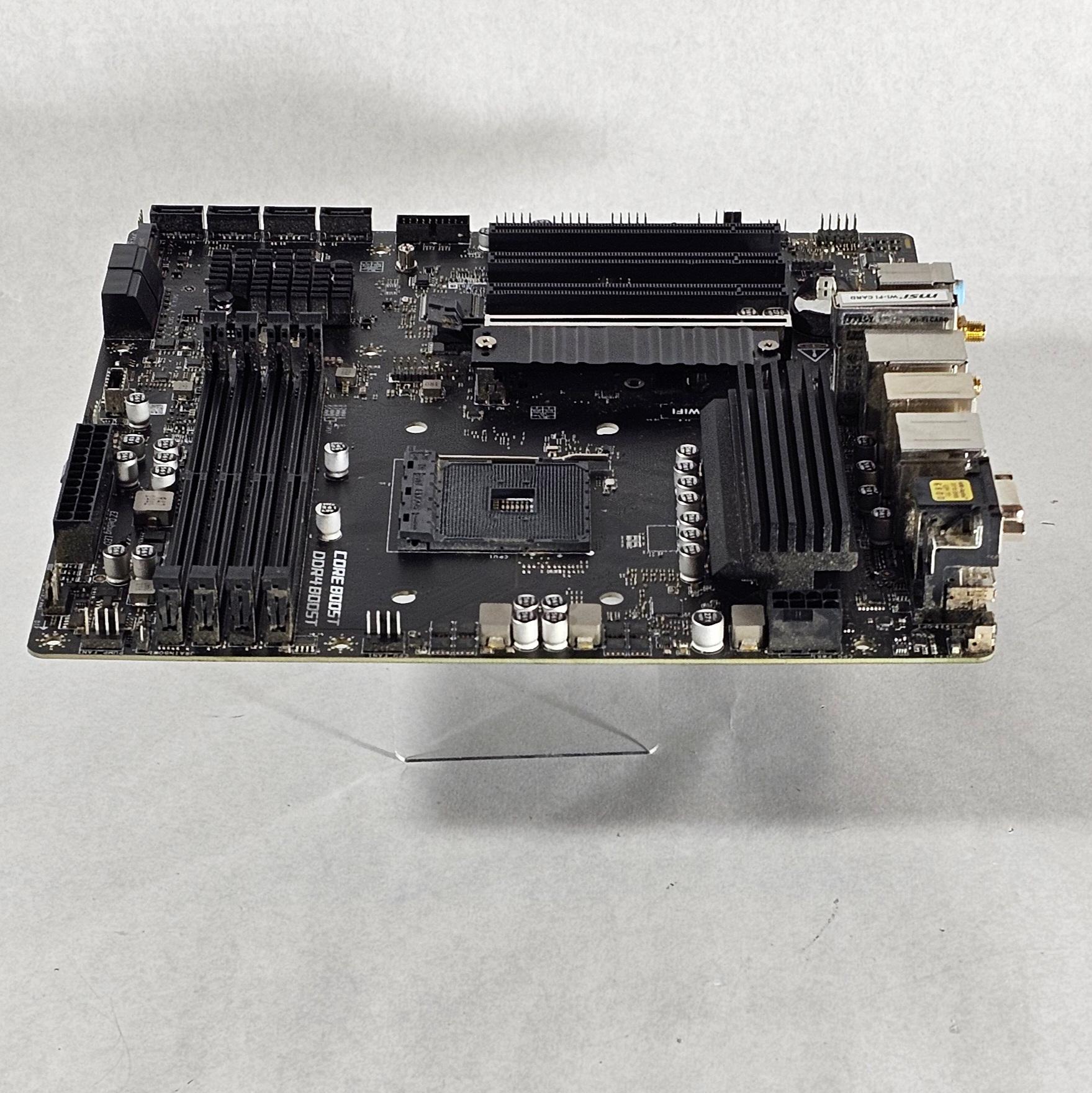 FOR PARTS ONLY: MSI B550M PRO B550M-VC WIFI AMD AM4 DDR4 mATX Motherboard