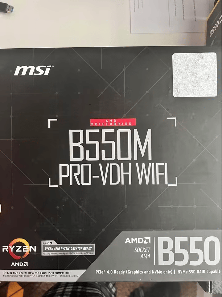 B550 MATX Motherboard with WiFi - 5000 Series Ready