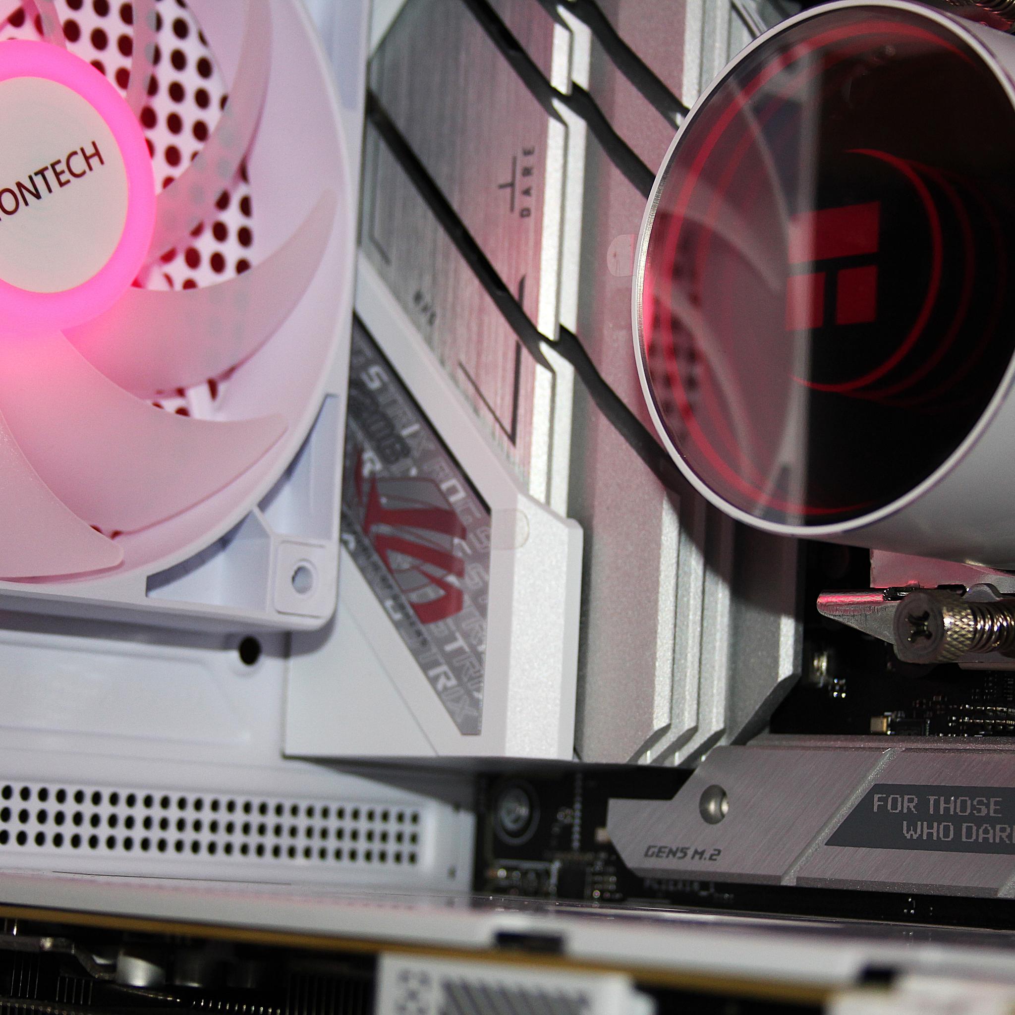 💻 RTX 4070 Gaming PC 💻| ROG STRIX | Ryzen 5 7600X | DDR5 | 32GB RAM | White Build | WiFI/BT WIN11