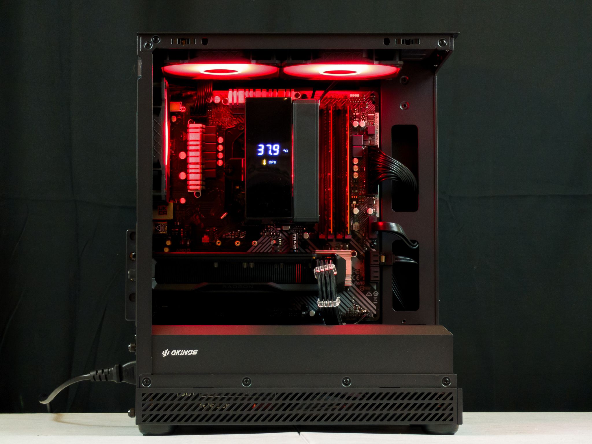❤️🖤 RX 7600 / Ryzen 5 5500 / 16GB Gaming PC 🖤❤️