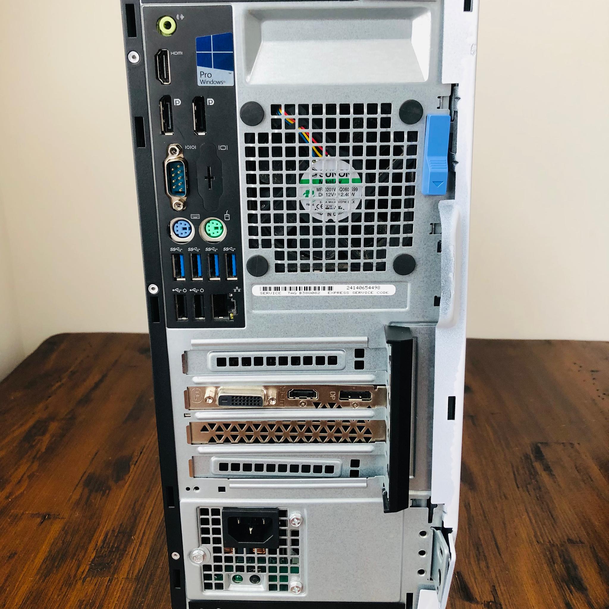 Custom White Gaming PC | Intel i5-6500 | RX 460 2GB | 8GB DDR3 | 120GB SSD 500GB HDD | Dell Optiplex