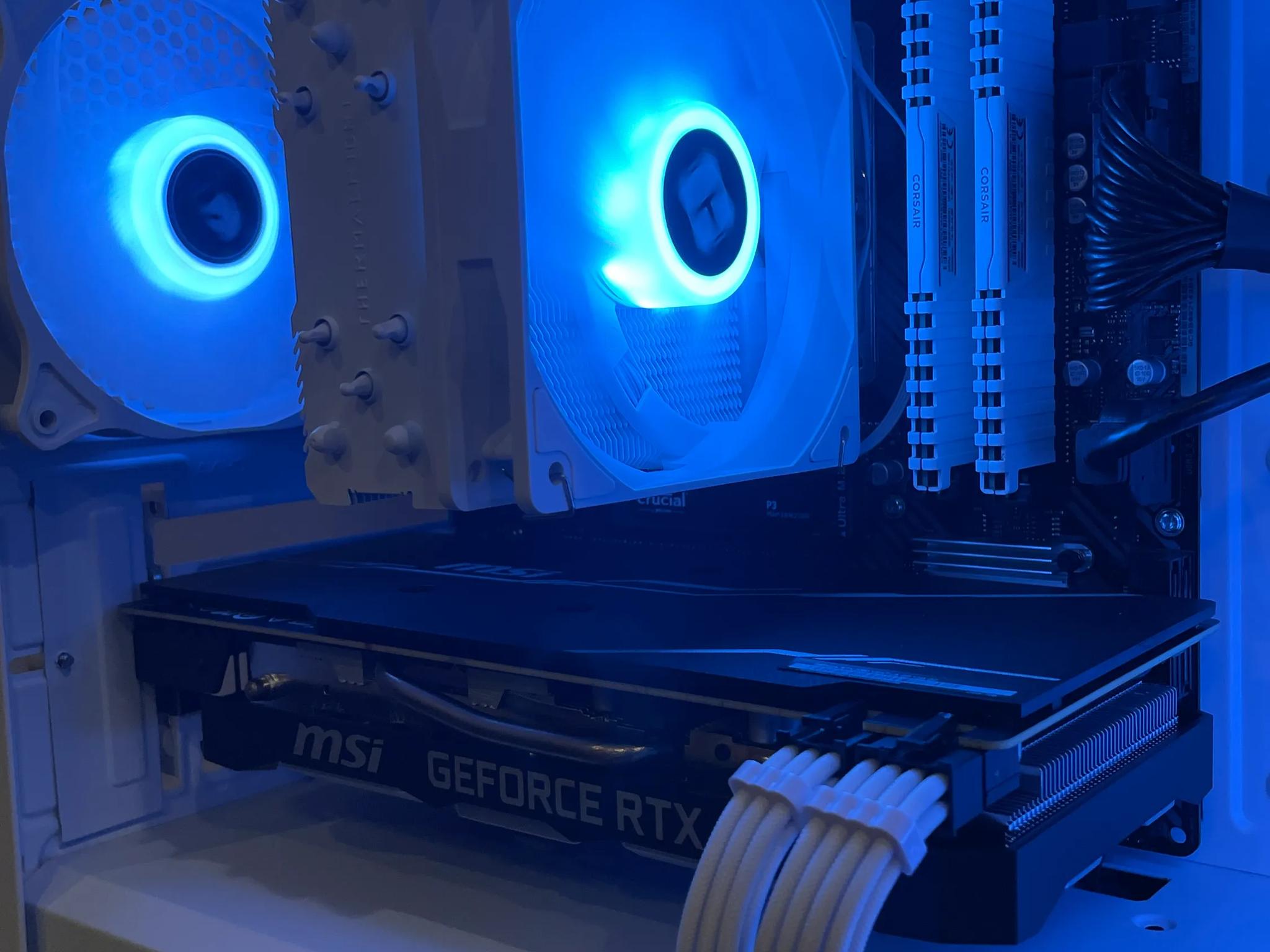 ⚪ White 1080p PC | RTX 2060 12GB | Ryzen 5 3600 | WiFi and Bluetooth | ARGB Control ⚪