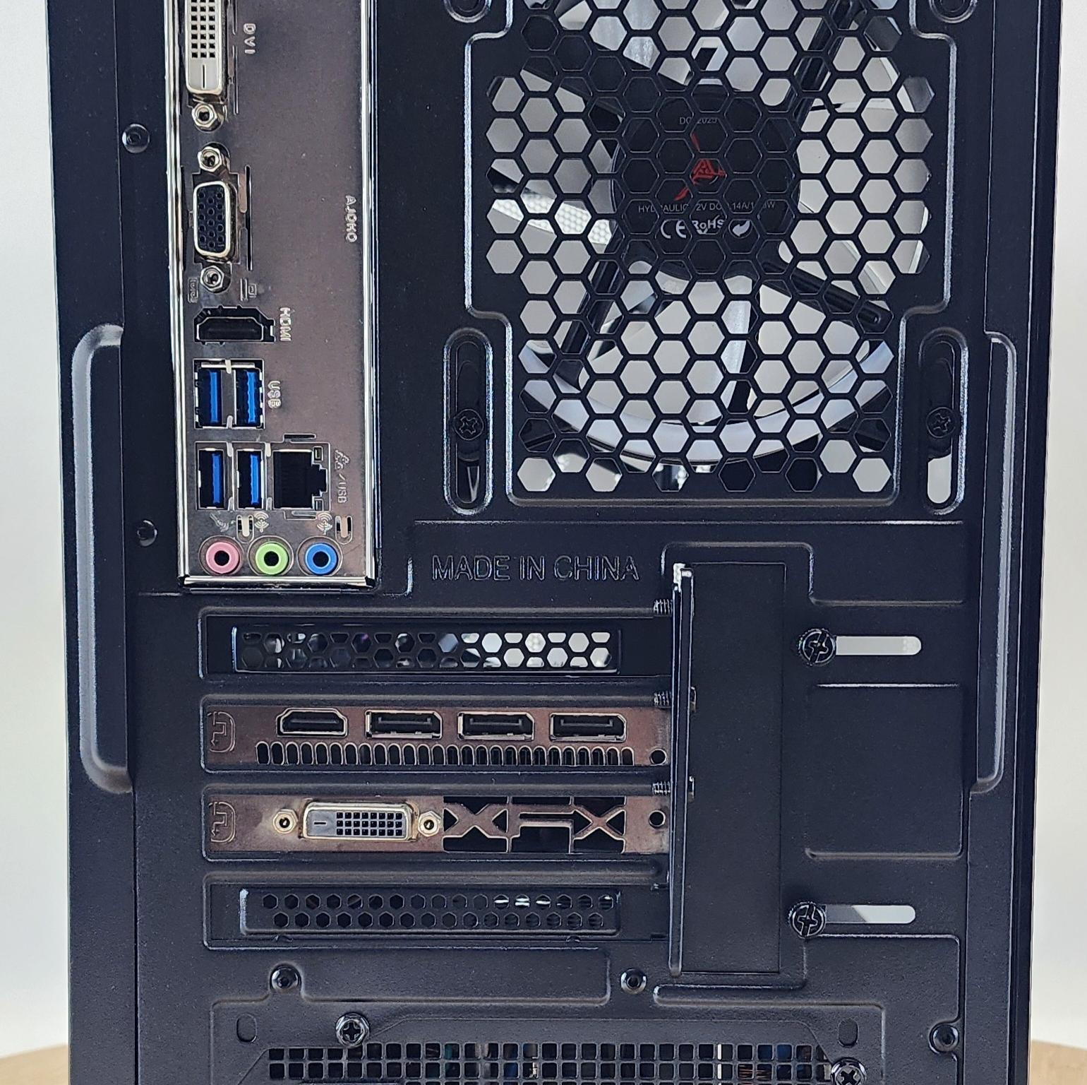 Gaming PC Ryzen 3 2300X 16GB RAM 256GB SSD + 1TB HDD RX 470 8GB Win11 Computer