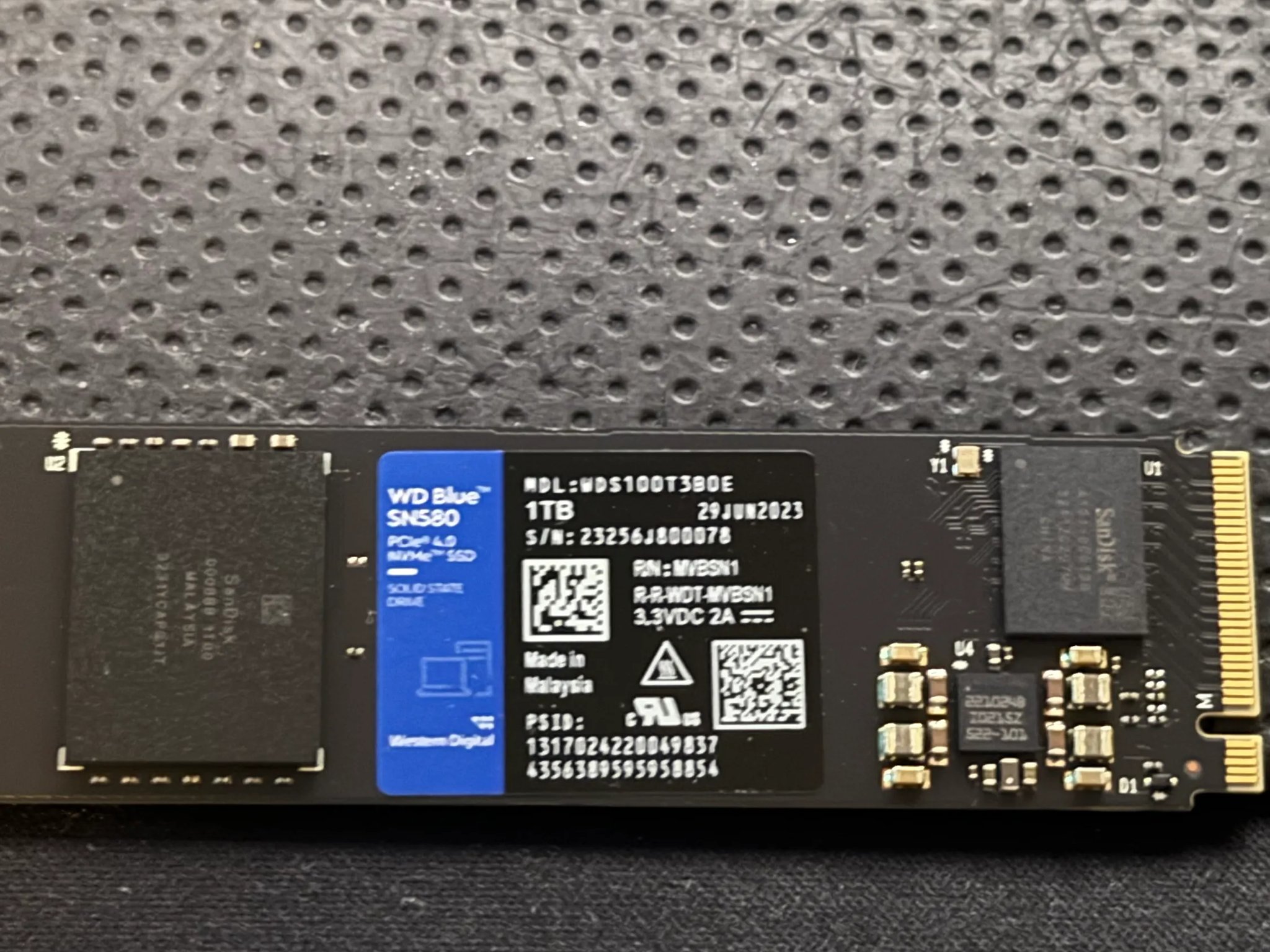 WD Blue SN580 NVMe 1tb