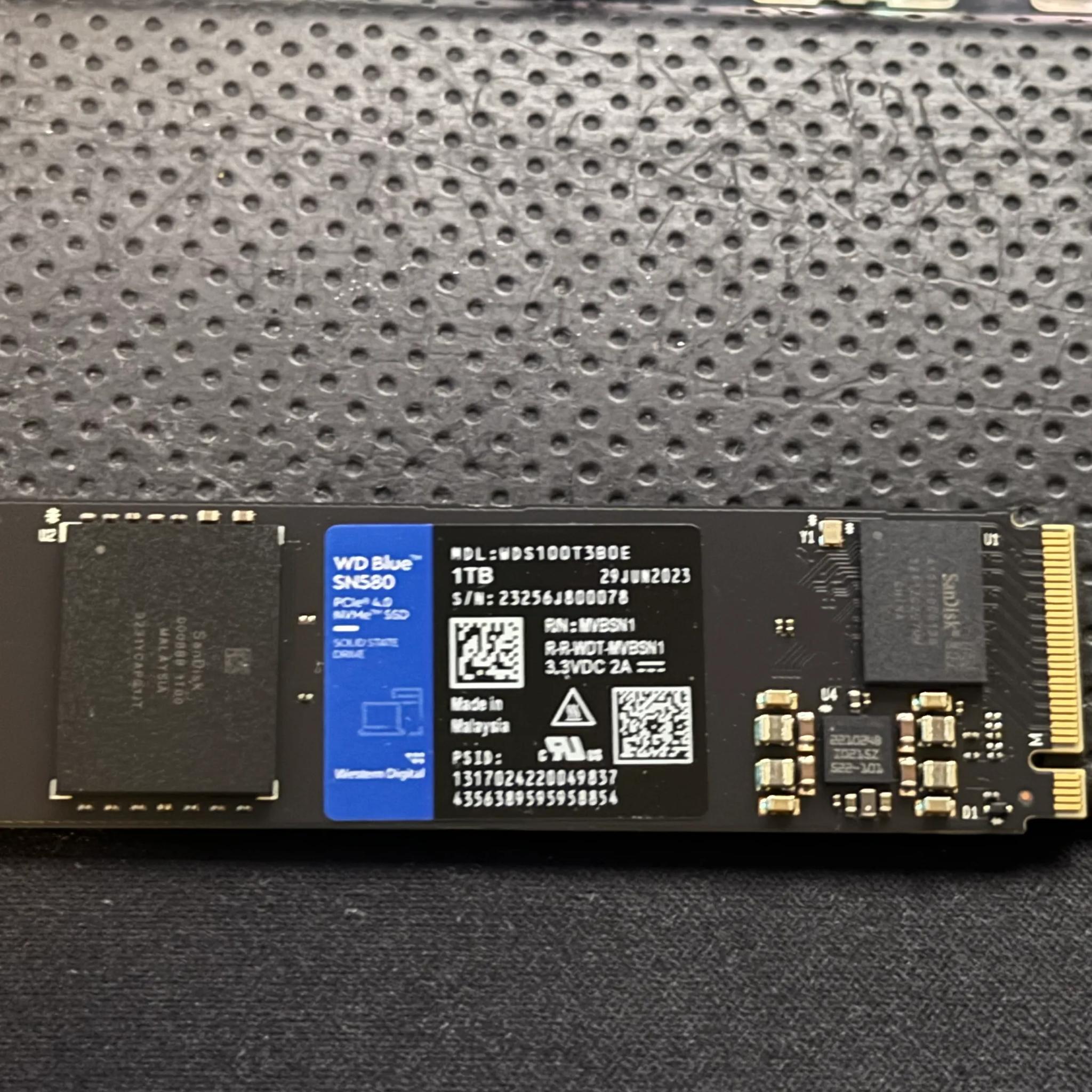 WD Blue SN580 NVMe 1tb