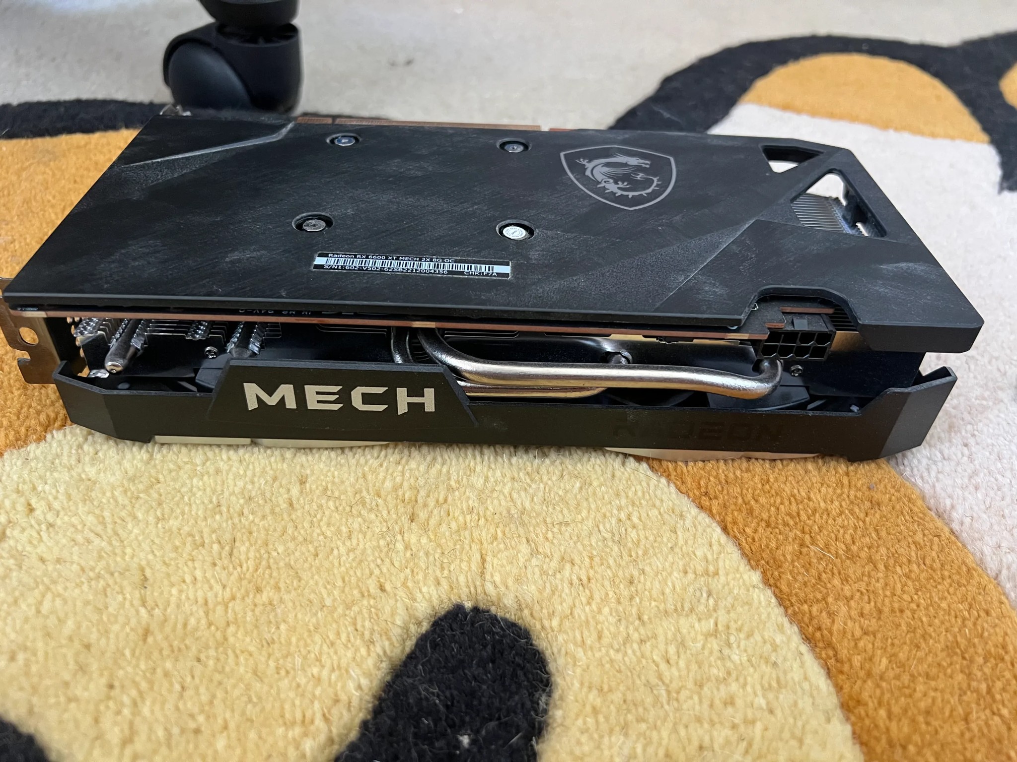 MSI Radeon RX 6600 XT MECH 2X OC 8GB GDDR6 Graphics Card