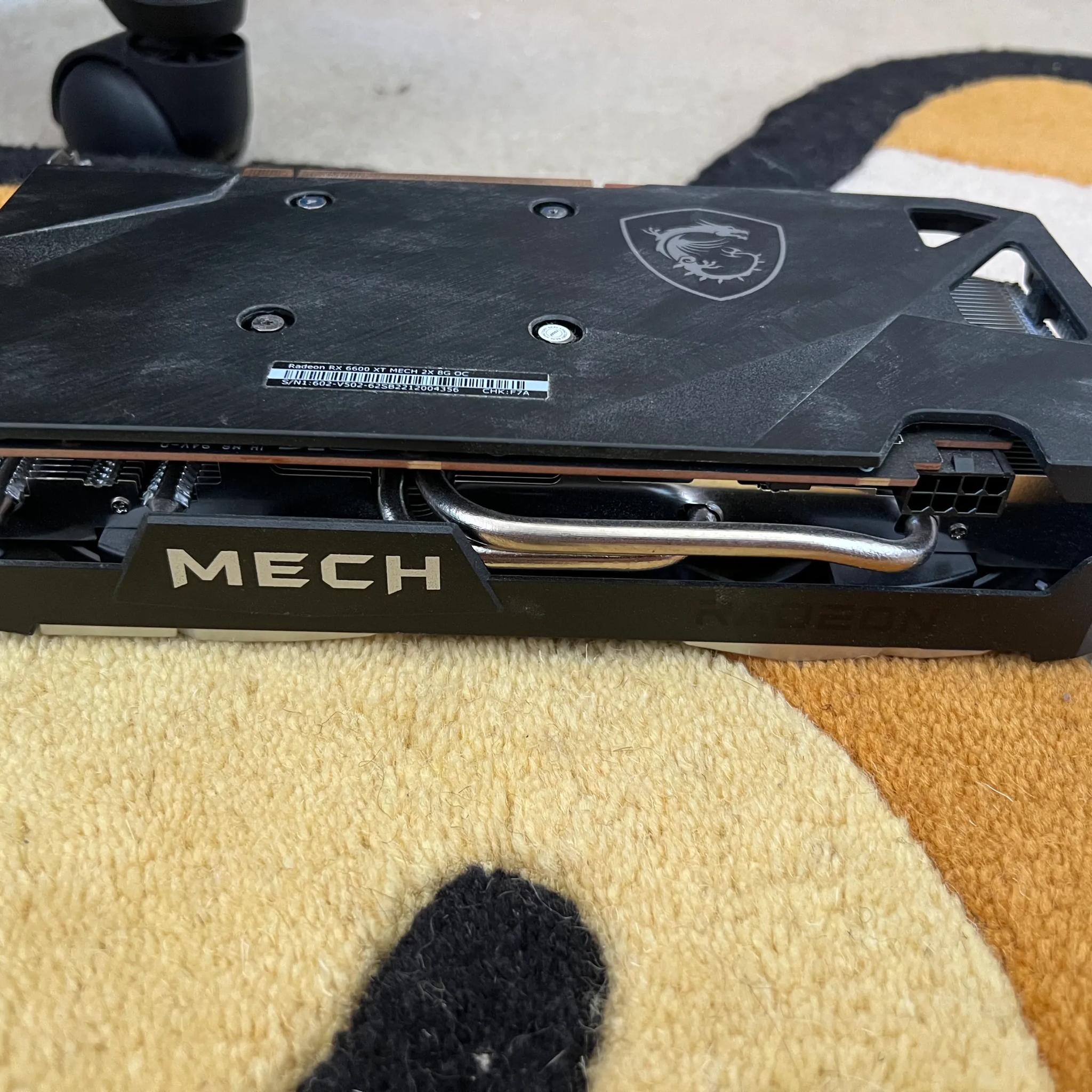 MSI Radeon RX 6600 XT MECH 2X OC 8GB GDDR6 Graphics Card