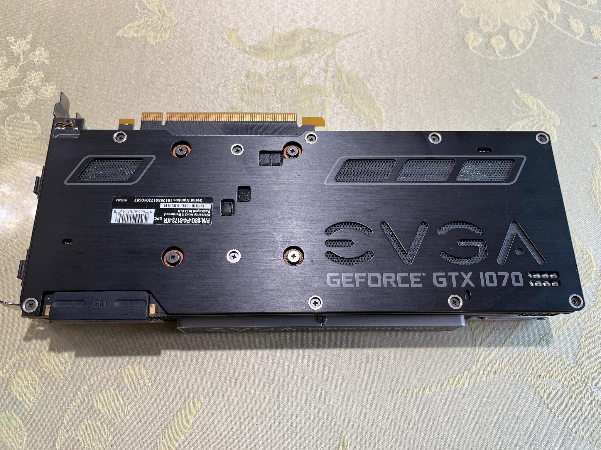 EVGA GeForce GTX 1070 SC GAMING ACX 3.0 8GB GDDR5 Graphics Card