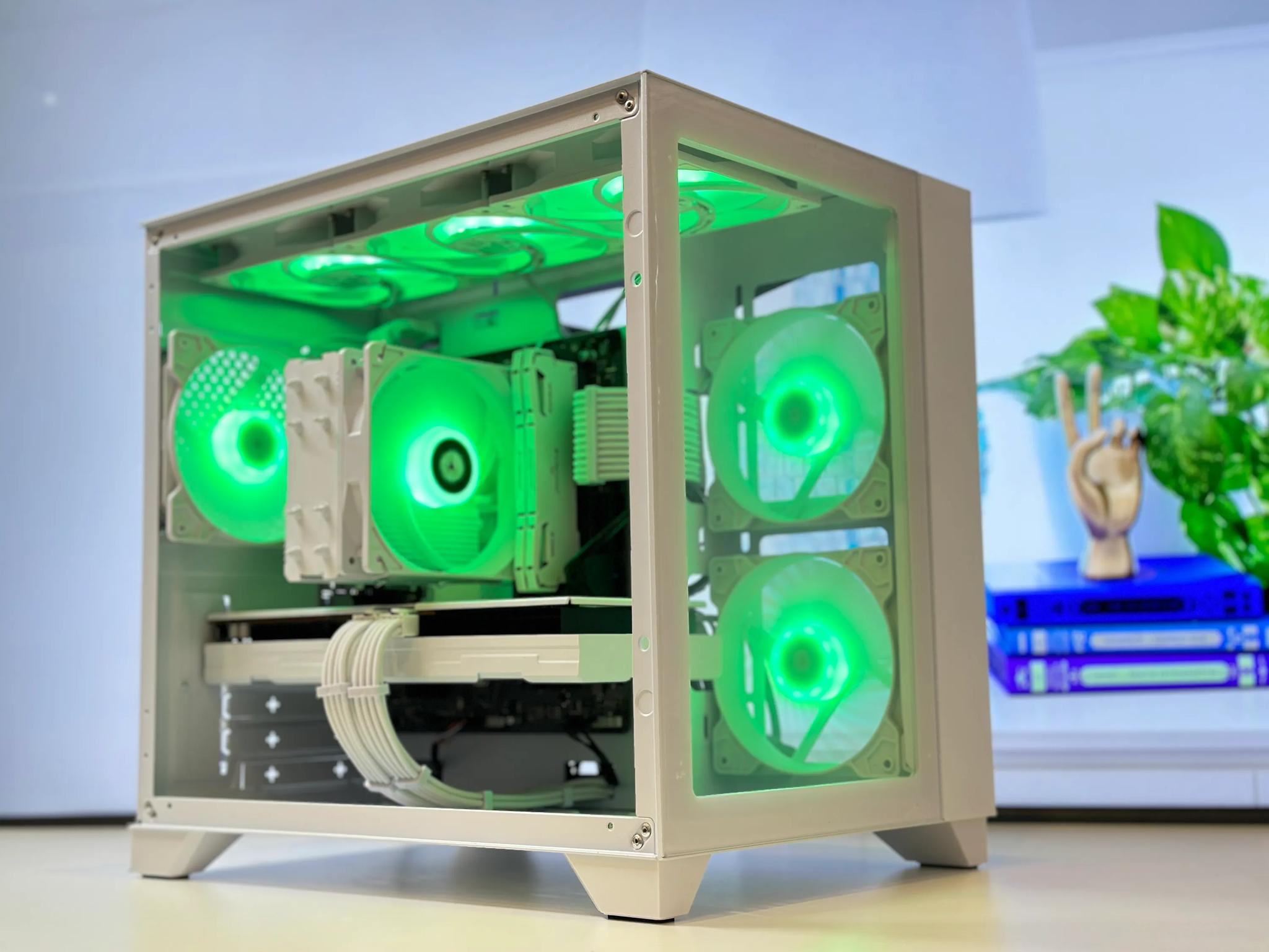 🤍🏔️Alaska🏔️❄️Gaming PC❄️AMD RX VEGA 56 8GB❄️Intel 12100F❄️16GB DDR4❄️1TB NVME SSD