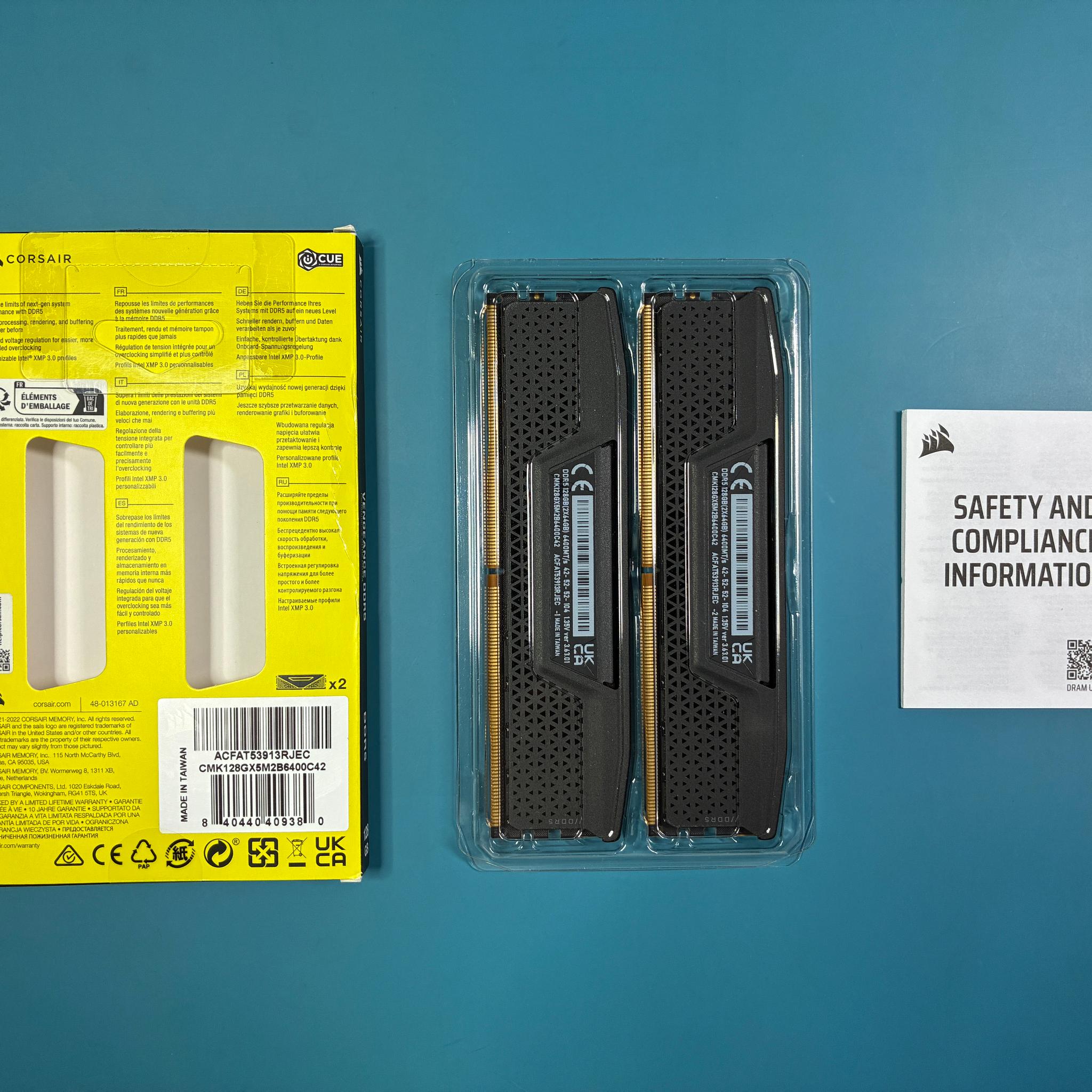 Corsair Vengeance DDR5 128GB kit (Memory)