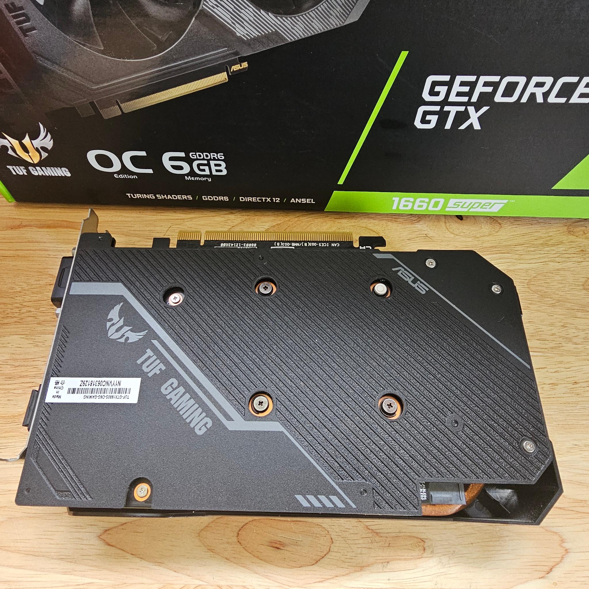 ASUS TUF GAMING OC GeForce GTX 1660 SUPER