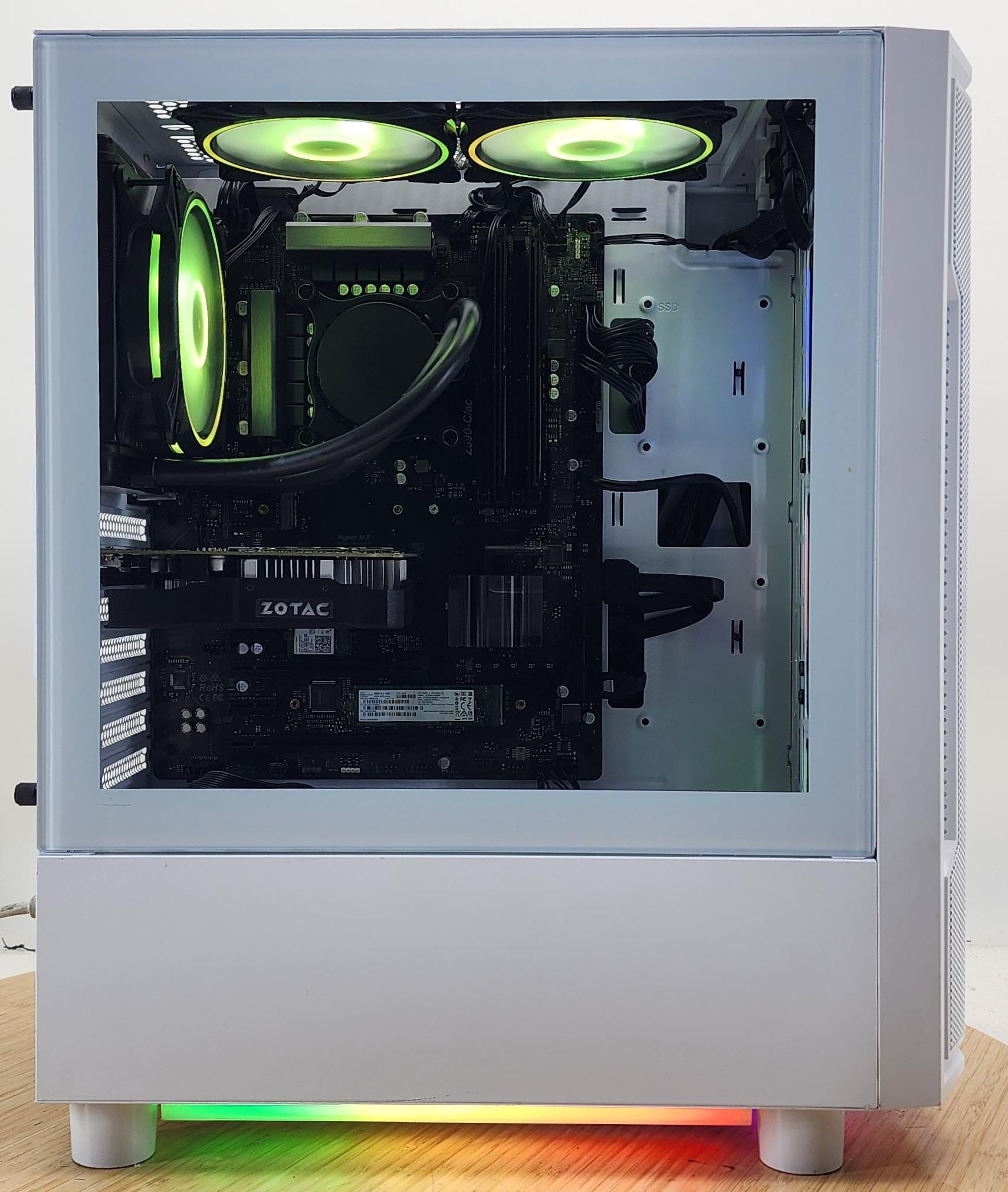 Gaming PC i3-10105F 16GB RAM 256GB SSD + 1TB HDD GTX 1050 Ti 4GB Win11 Computer