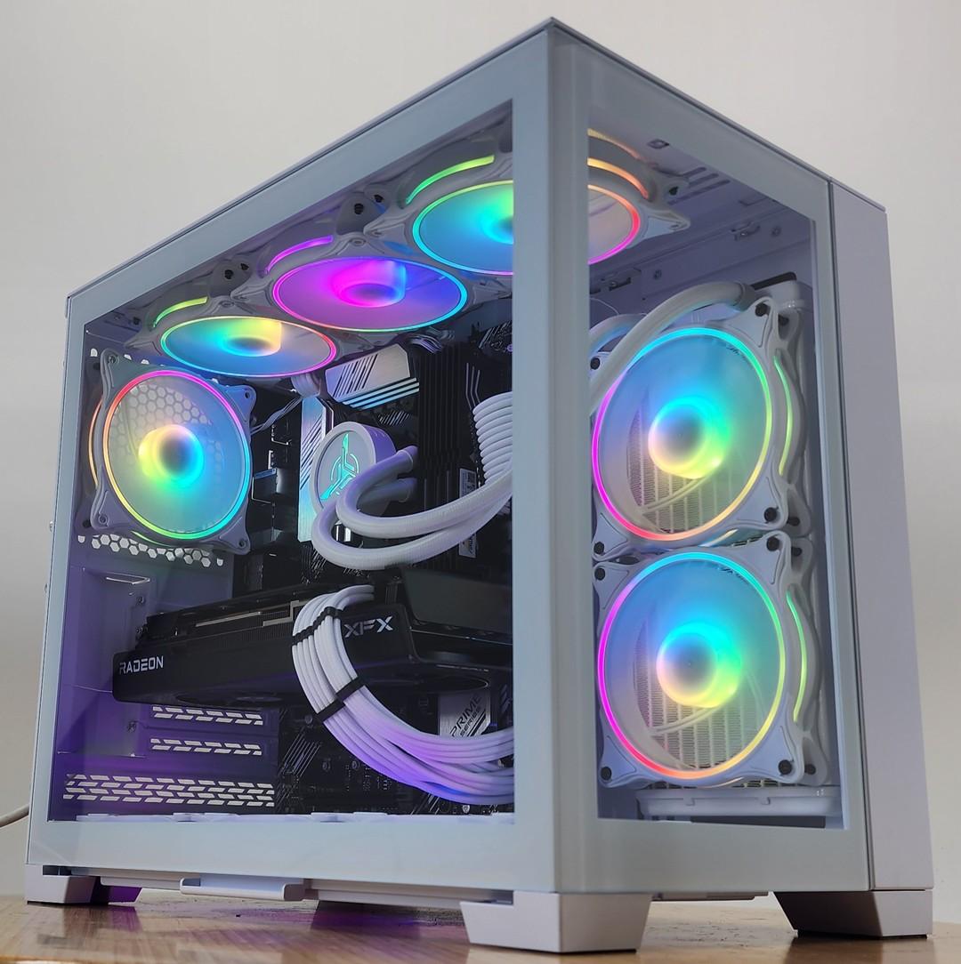 Gaming PC Ryzen 7 5700X 32GB RAM 1TB SSD RX 7700 XT 12GB Windows 11 Computer