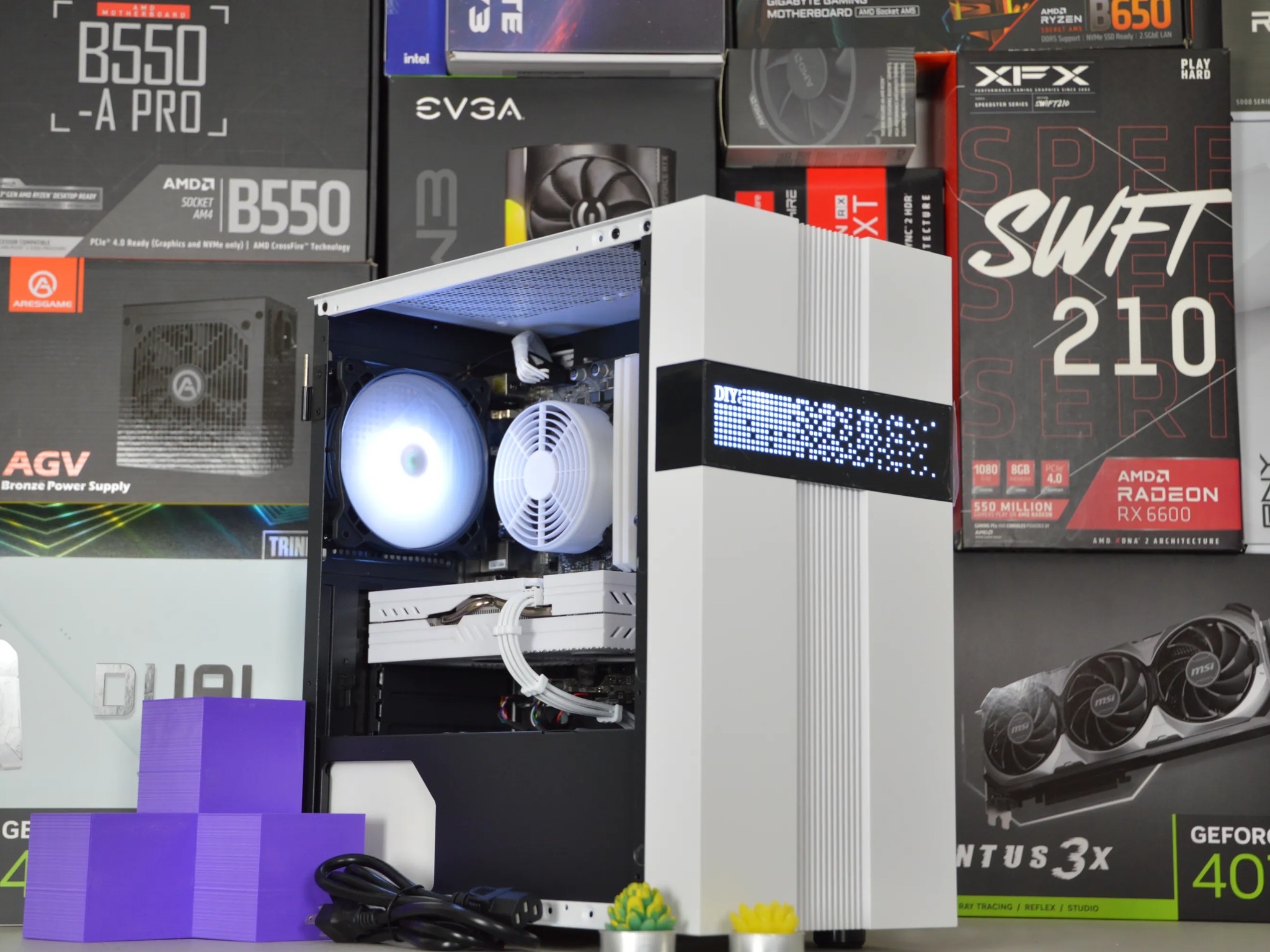 ⚫🌨️| RX 580 8GB | INTEL i5 8400 | 16GB DDR4 RAM | 512GB SATA SSD | Midnight Blizzard |