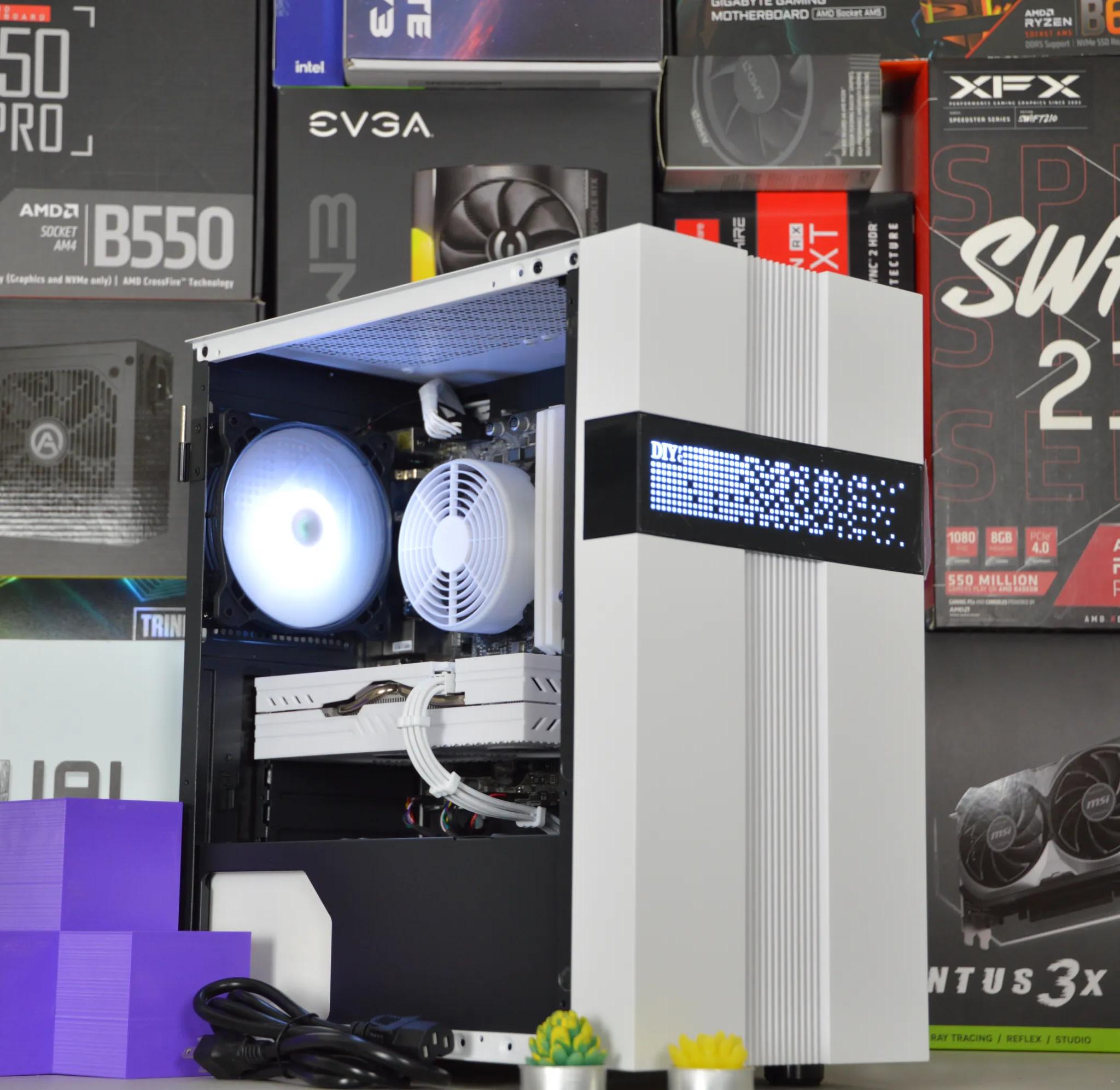 ⚫🌨️| RX 580 8GB | INTEL i5 8400 | 16GB DDR4 RAM | 512GB SATA SSD | Midnight Blizzard |