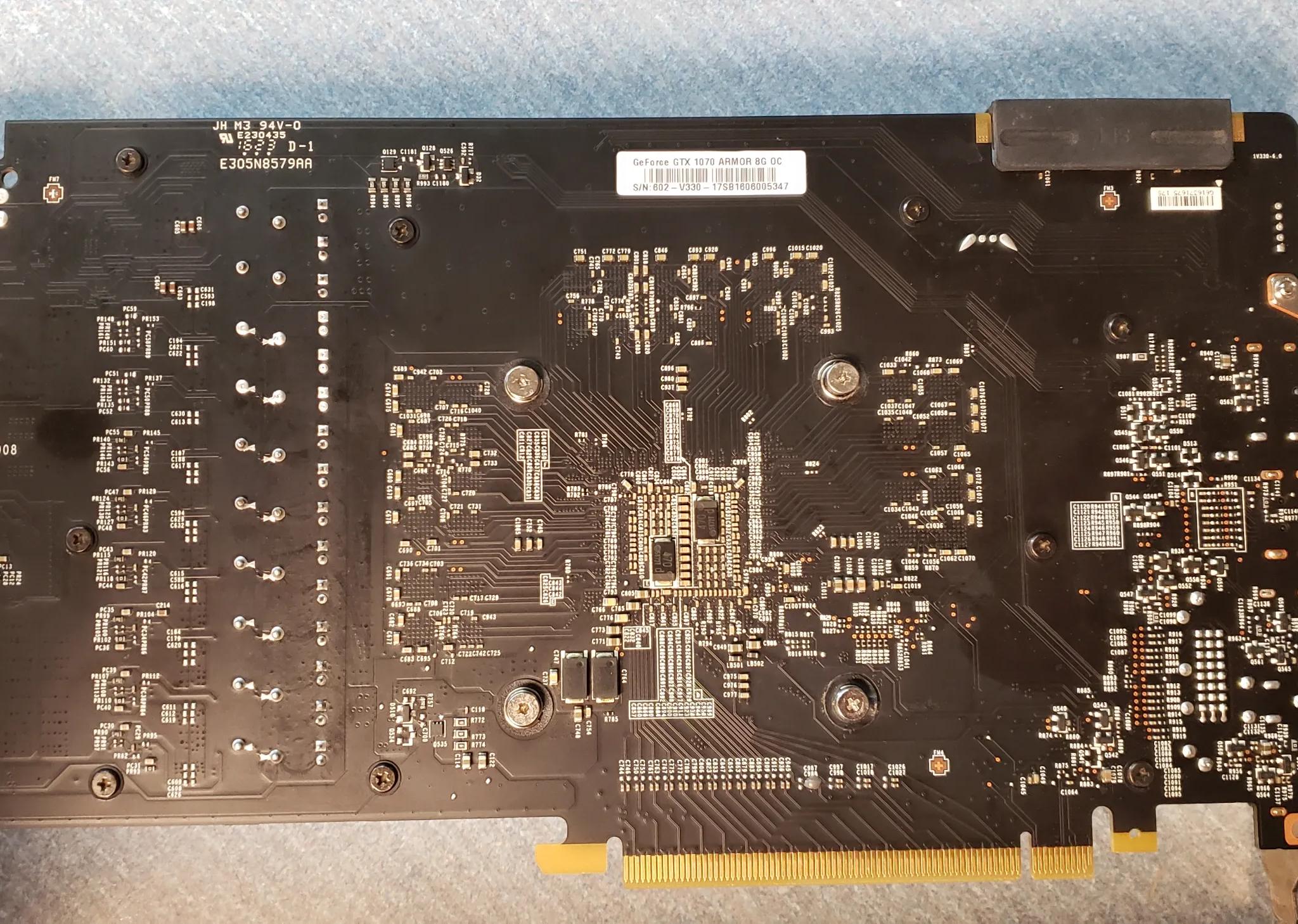 MSi GTX 1070 Armor graphics card *Read*