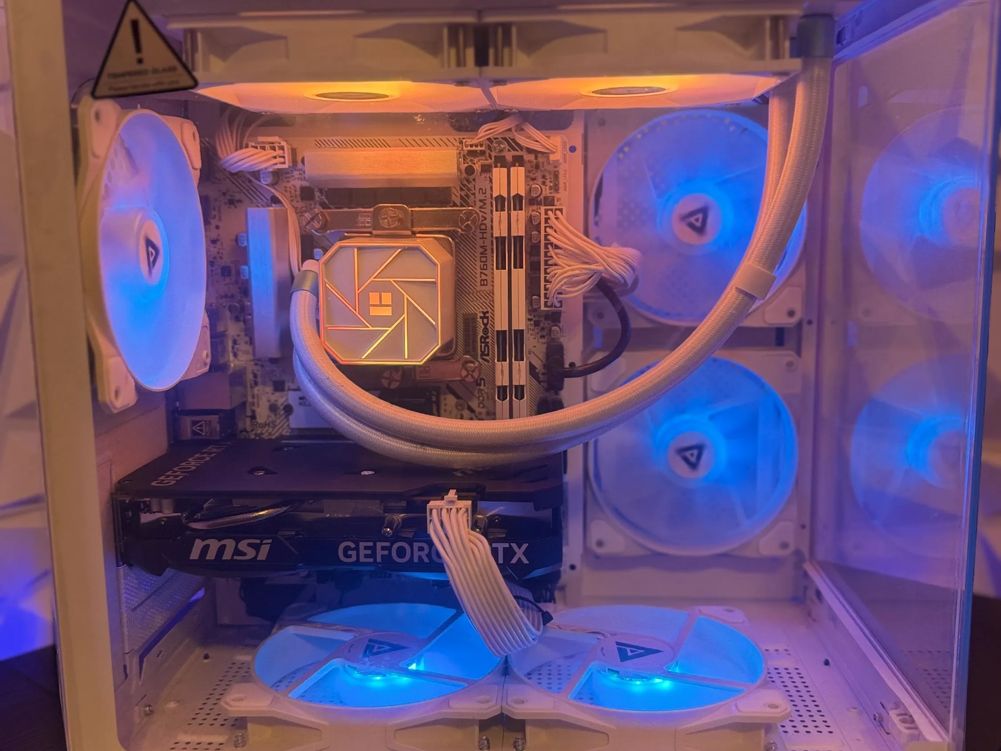 SNOW STORM 2.0 | All-White RGB Gaming PC | RTX 4060 | Intel i7-12700KF | 32GB DDR5