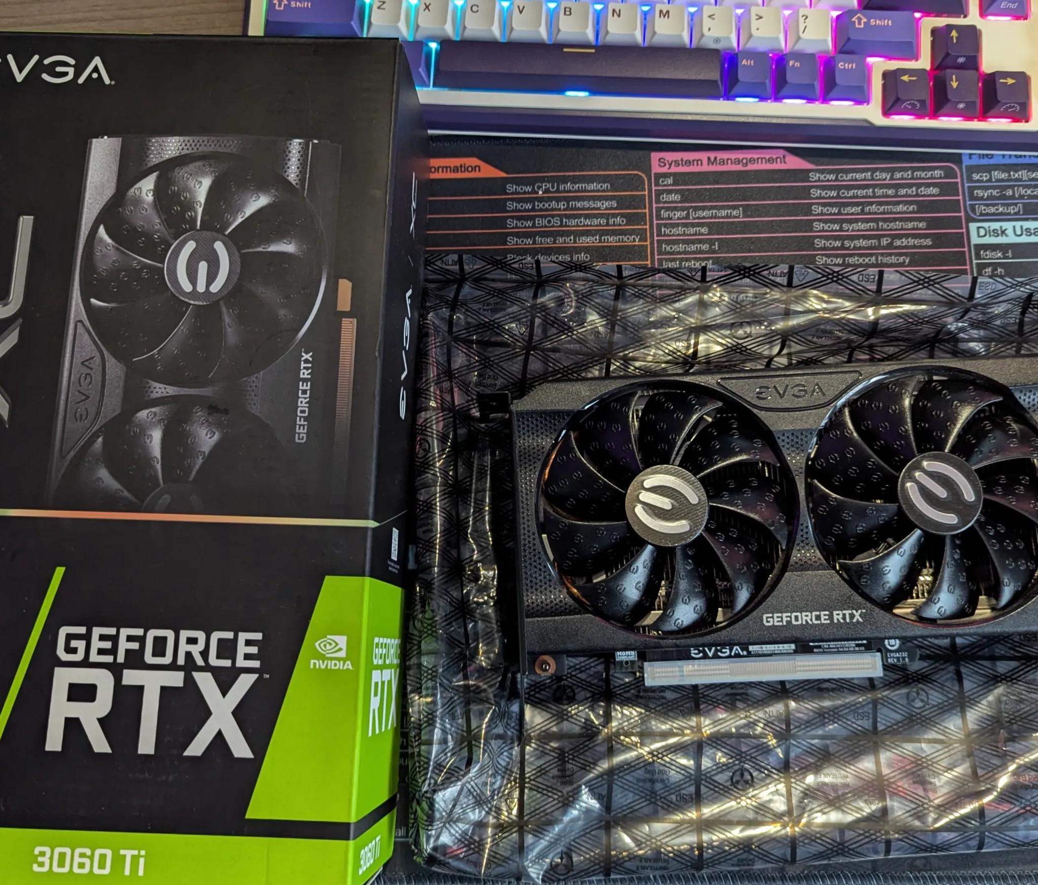 EVGA GeForce RTX 3060 Ti XC Gaming 8GB GPU