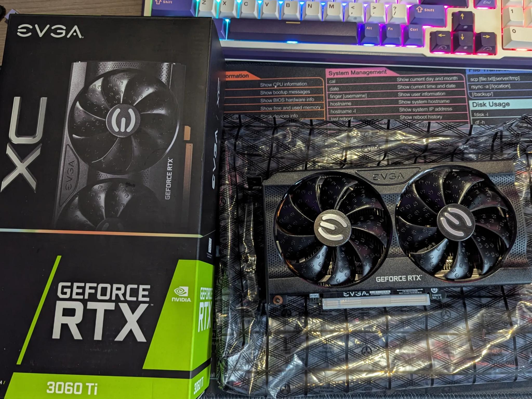 EVGA GeForce RTX 3060 Ti XC Gaming 8GB GPU