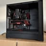 AMD Ryzen 5 5800X + 6800XT + 32GB RAM + 1TB SSD - BLACK AND RED