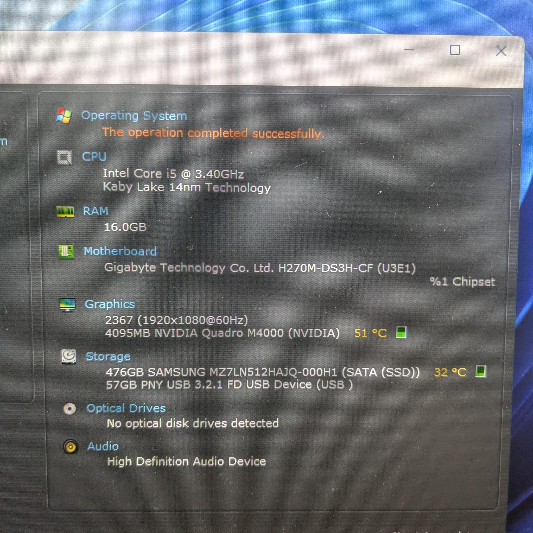 Windows 11 | 180 Day Warranty | i5-7500, 16GB RAM, 480GB SSD, 8GB Nvidia, Win11, WiFi