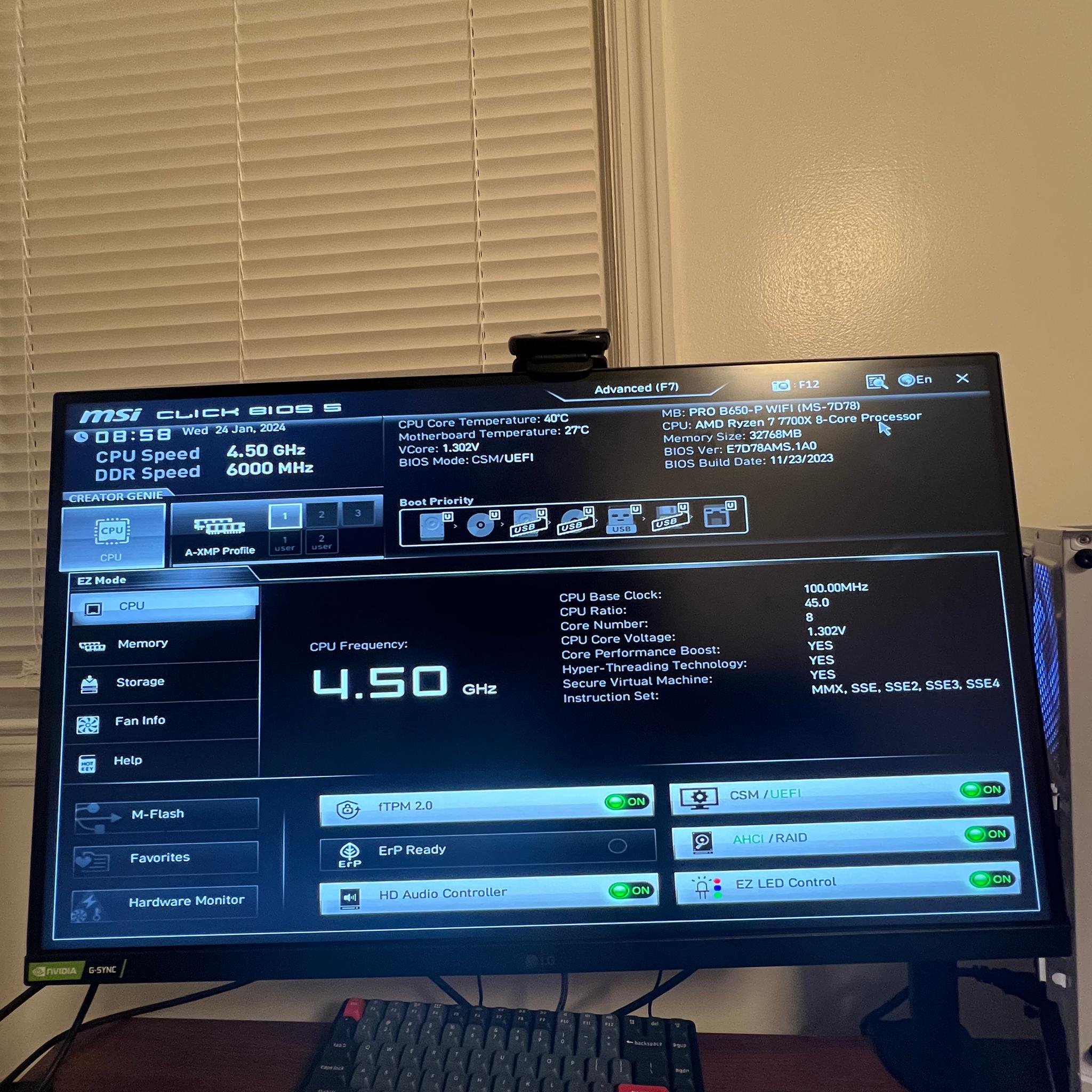 AMD Gaming PC Ryzen 7 7700X Radeon 6700XT 32GB DDR5