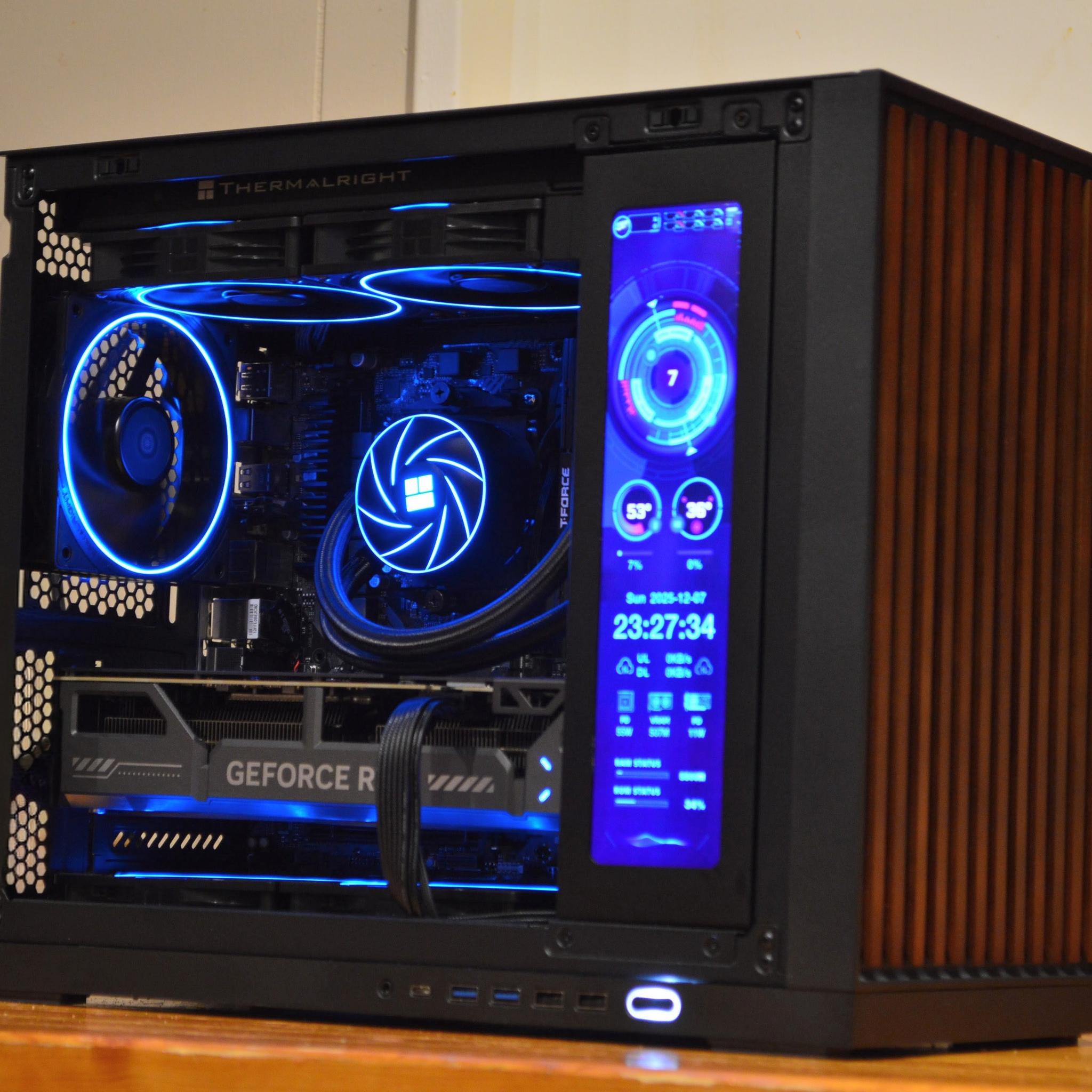 🖤1440p Gaming PC | Ryzen 7 7700X + RTX 5070 | 32GB DDR5 | Subtle RGB 🖤