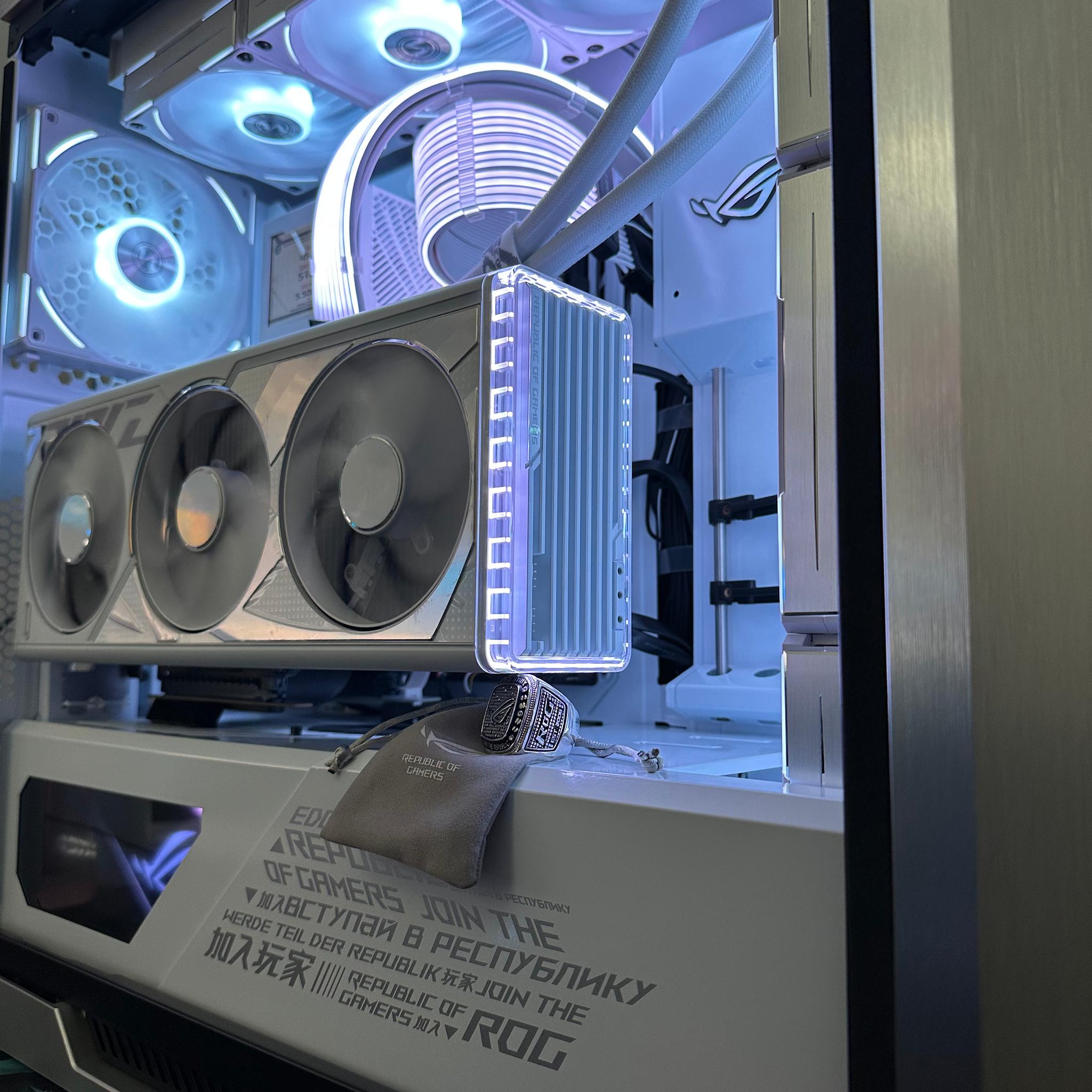 EXTREME WHITE ASUS ROG GAMING PC!! RTX 4090 i9 13900k, 3TB SSD TOP OF THE LINE