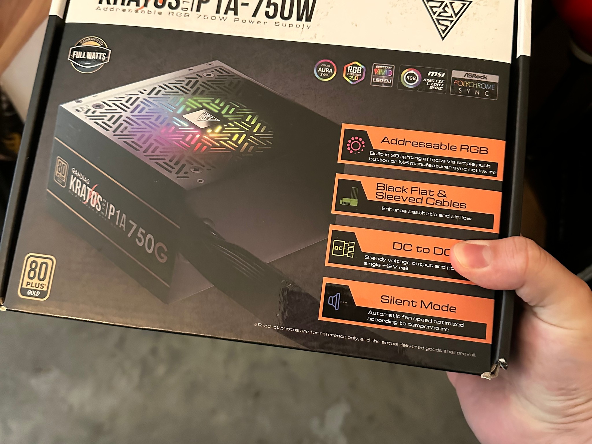 Gamdias Kratos P1A 750w Power Supply