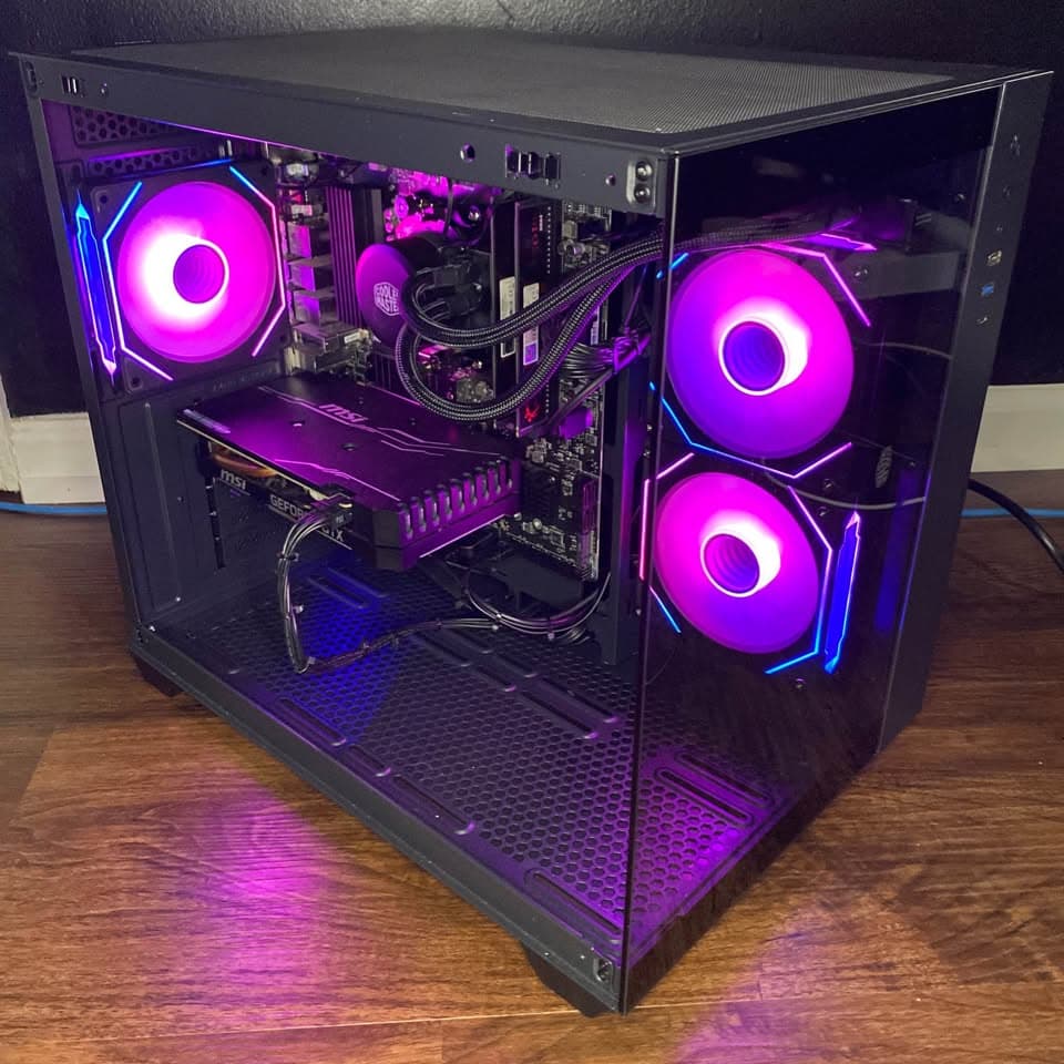 Black Gaming PC (GTX 1660 S 6GB + AMD Ryzen 5 2600 + 16GB DDR4 + SSD)