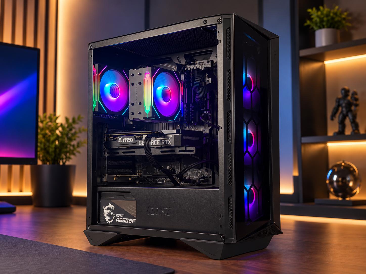 🌆 SPECTRA Gaming PC | RTX 3060 TI | Ryzen 7 5800x | 16GB RAM | 1TB NVME | WIFI + BT | FREE SHIPPING