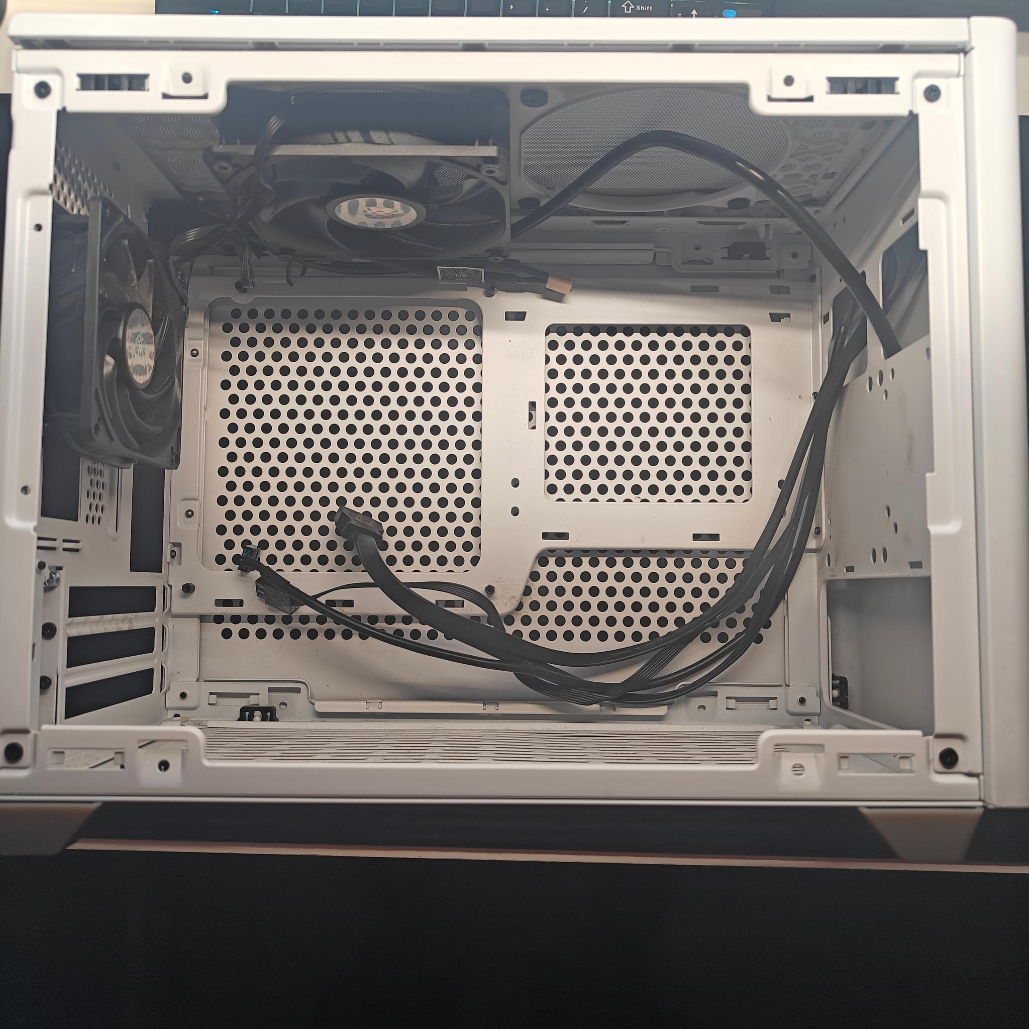 Cooler Master NR200P SFF Small Form Factor Mini-ITX Case With Fans - White