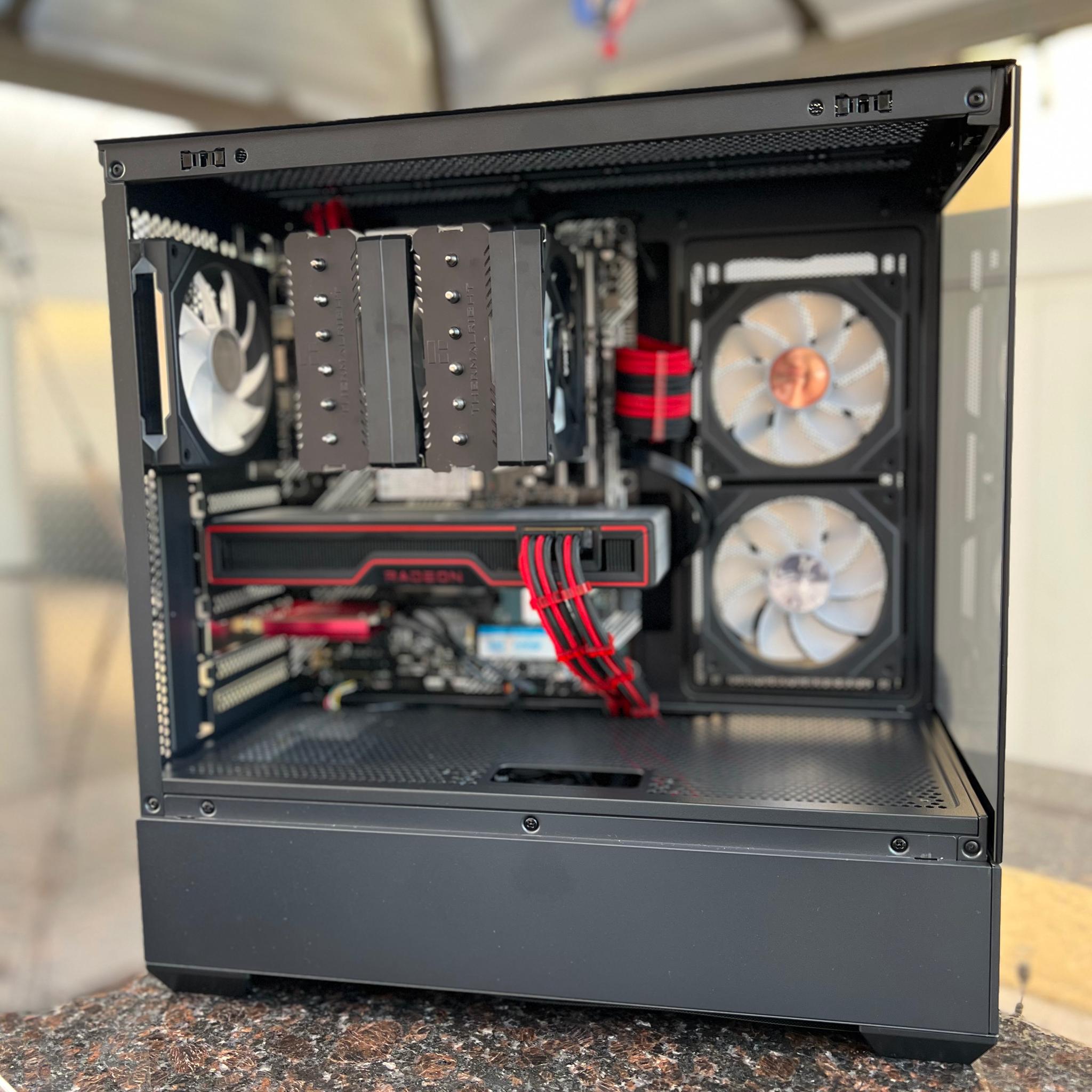 Team Red all AMD Ryzen 5 5600x/32 GB DDR4/RX 6700xt/1.25 TB SSD NVME/ARGB