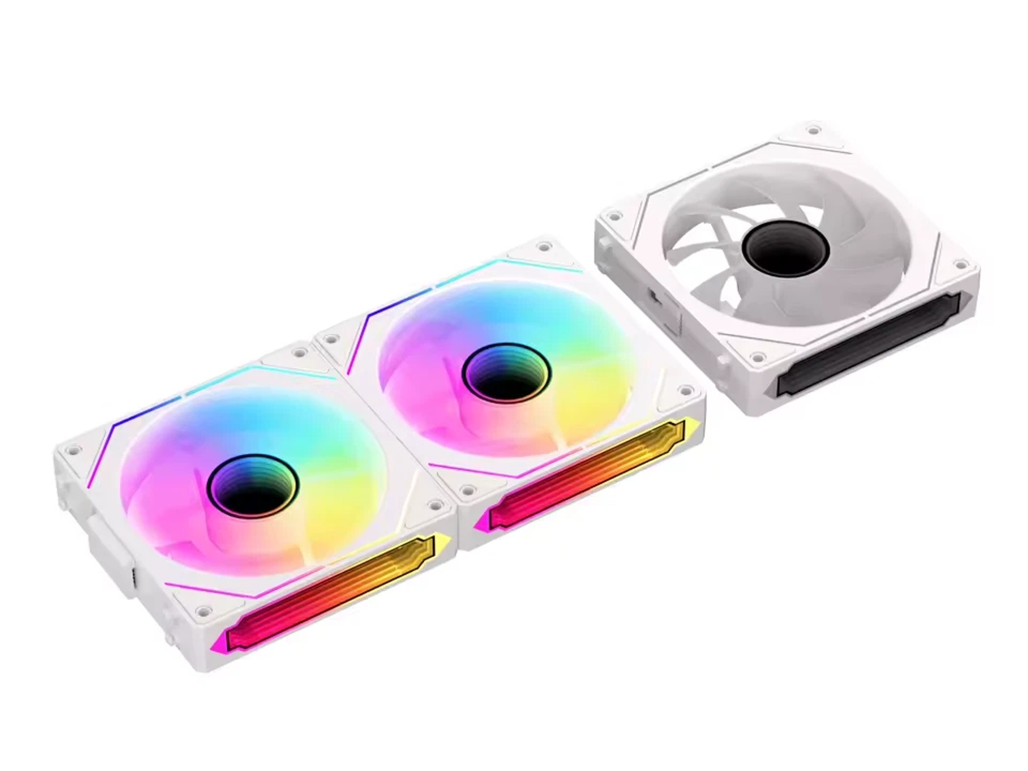 TEUCER DL-1 ARGB PC Fan Kit 3 in 1 RGB Wireless Modular Prism Fan x3 fans pack