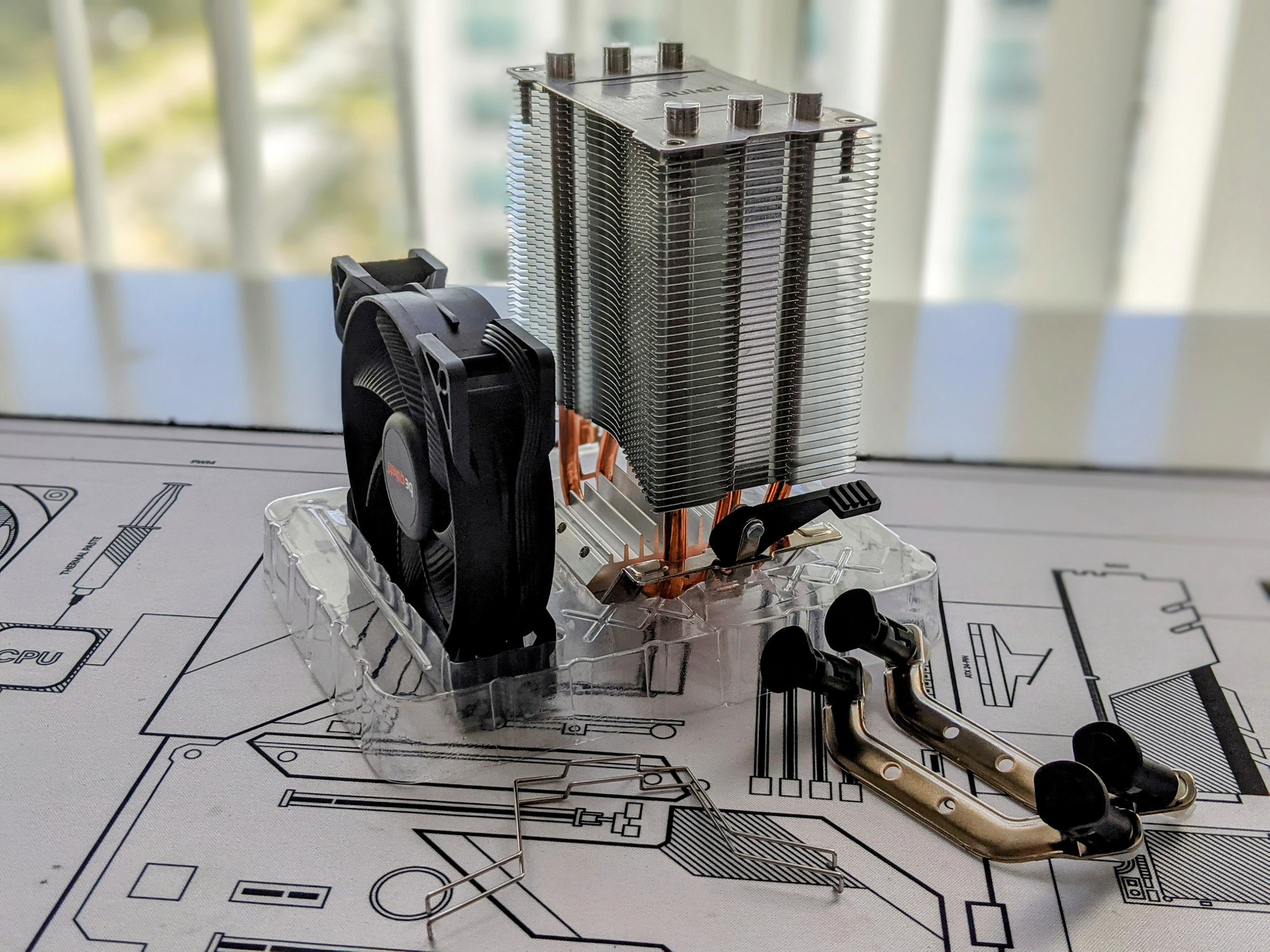 Be quiet! BK030 Pure Rock Slim 2, 130W TDP, 3 heat pipes, 92mm fan CPU cooler