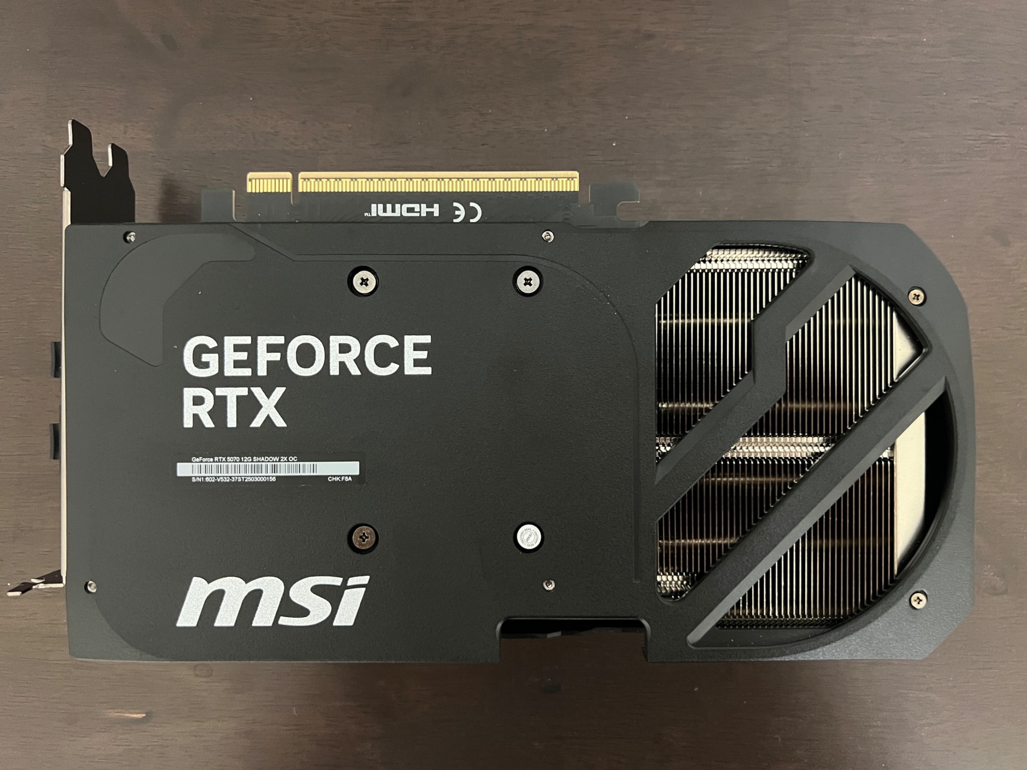 Brand New! MSI RTX 5070 2X SHADOW OC