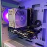 RGB White Gaming PC| Intel i5 / Amd RX470 / 8GB / 500GB Ssd Win 10 Pro WiFi