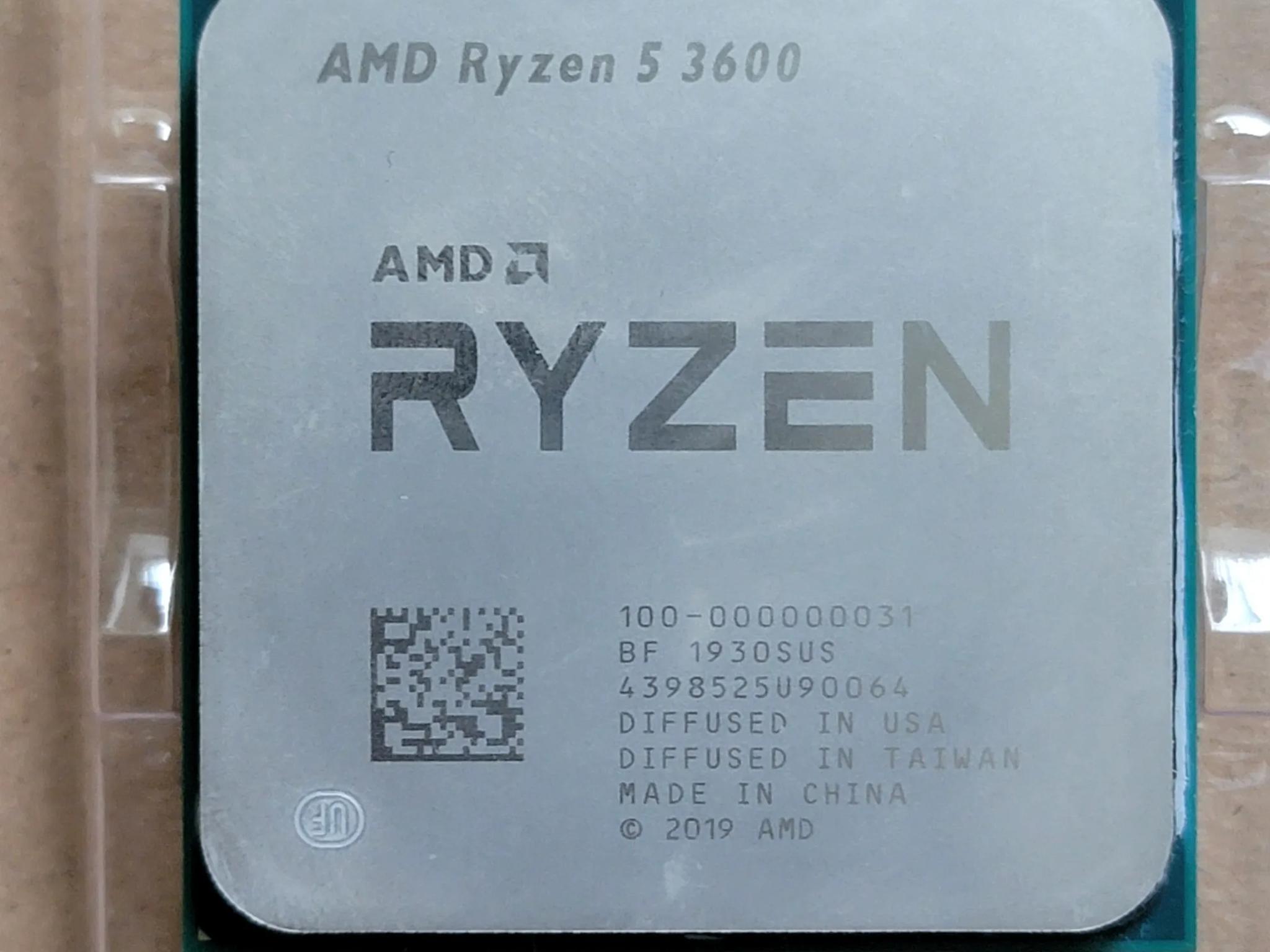 AMD Ryzen 5 3600 3.60GHz Socket AM4 6-Core 12-Thread CPU - USED