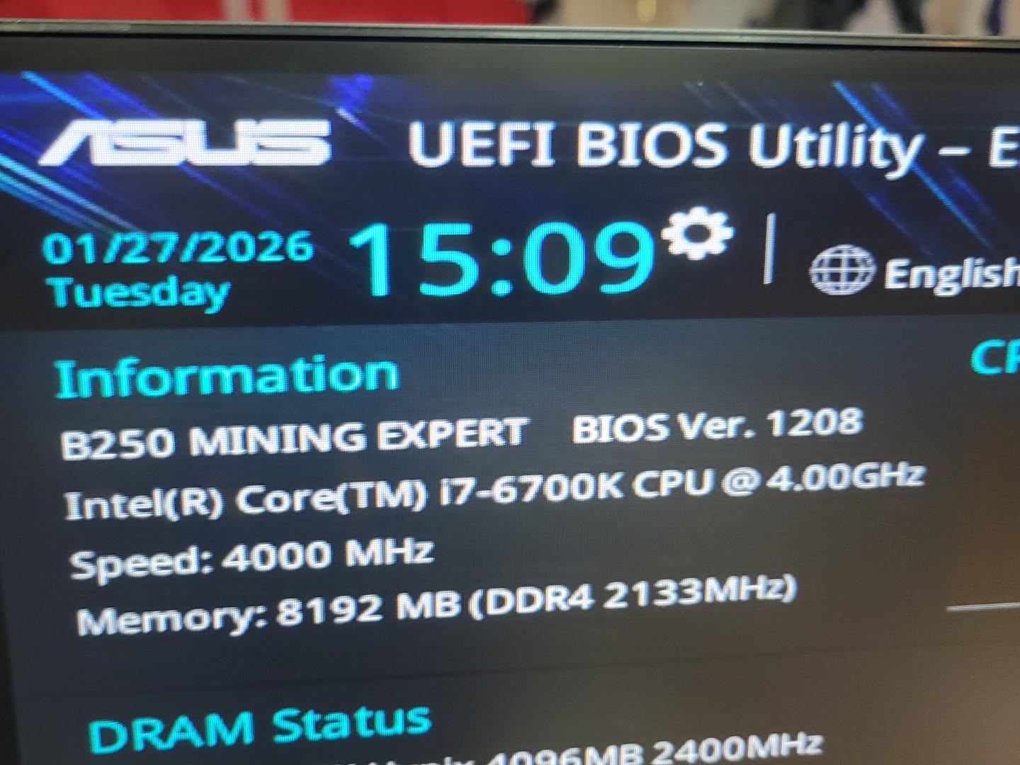 Intel Core i7 6700k clean tested Good