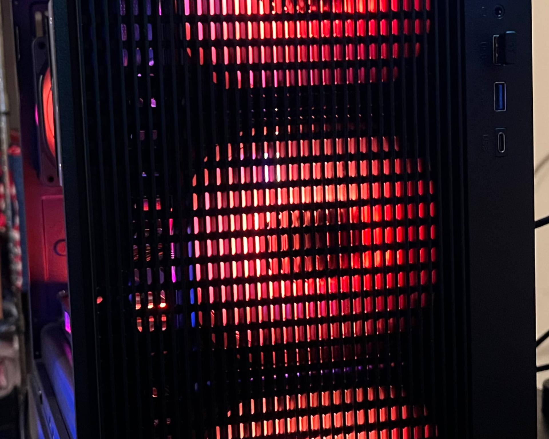 Team Red 3.0 Ryzen 5 7600x 1.5 TB SSD 32GB DDR5 RX 7800 XT ARGB fans. ALL NEW parts!